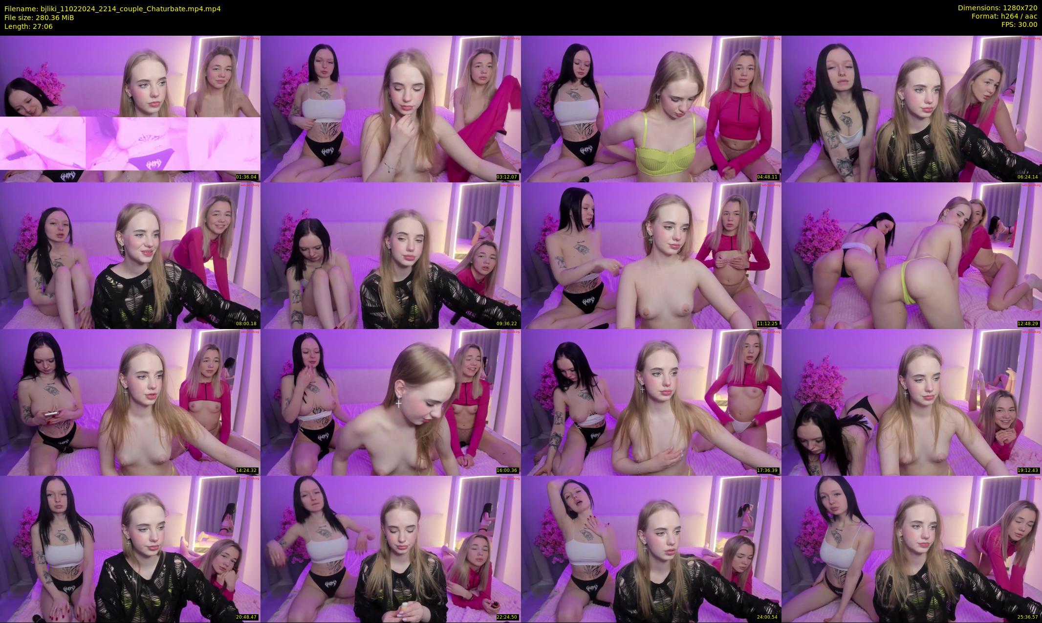 bjliki — 28 minute Chaturbate couple cam show recording, 720p, Feb 11, 2024