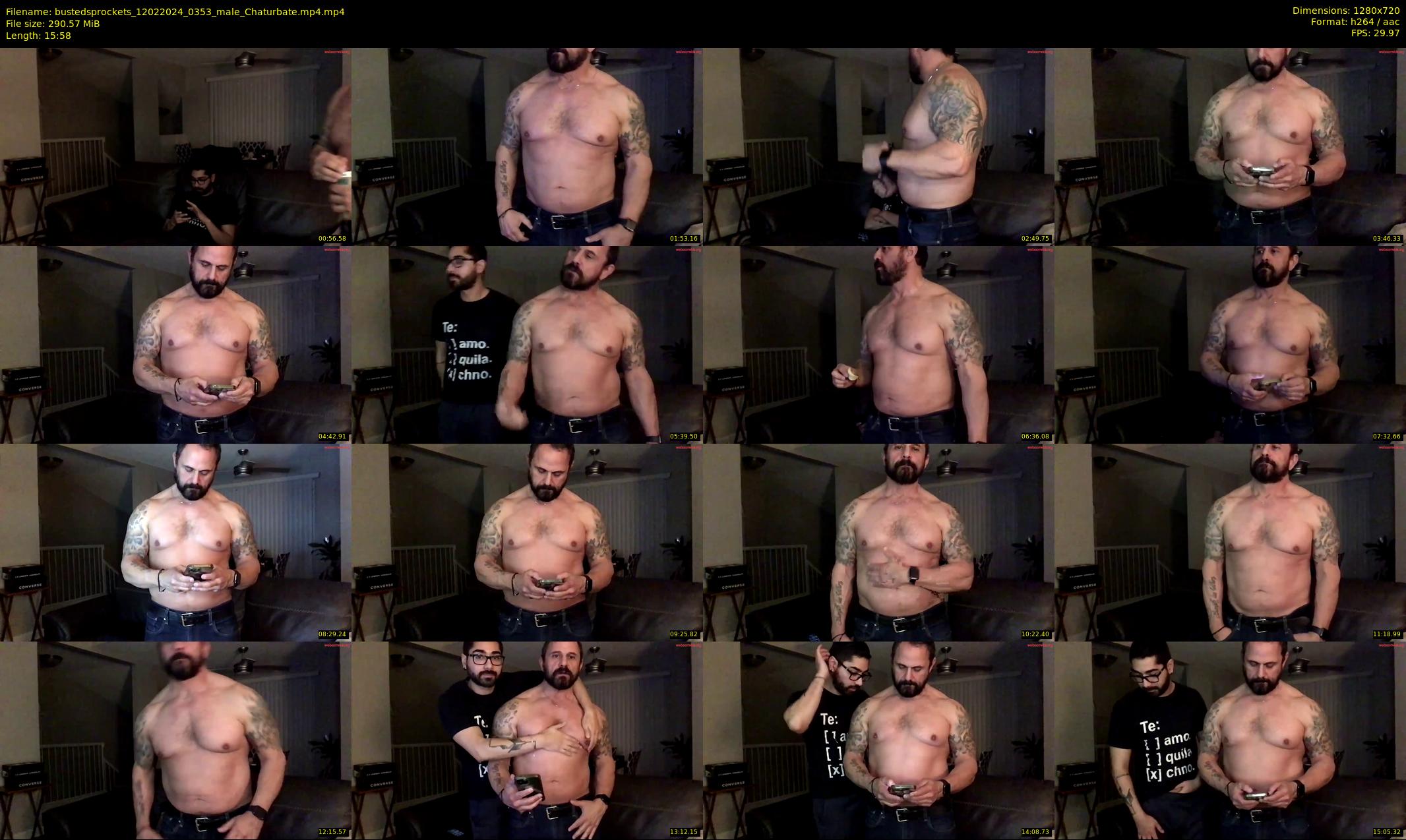 bustedsprockets — 16 minute Chaturbate male cam show recording, 720p, Feb 12, 2024