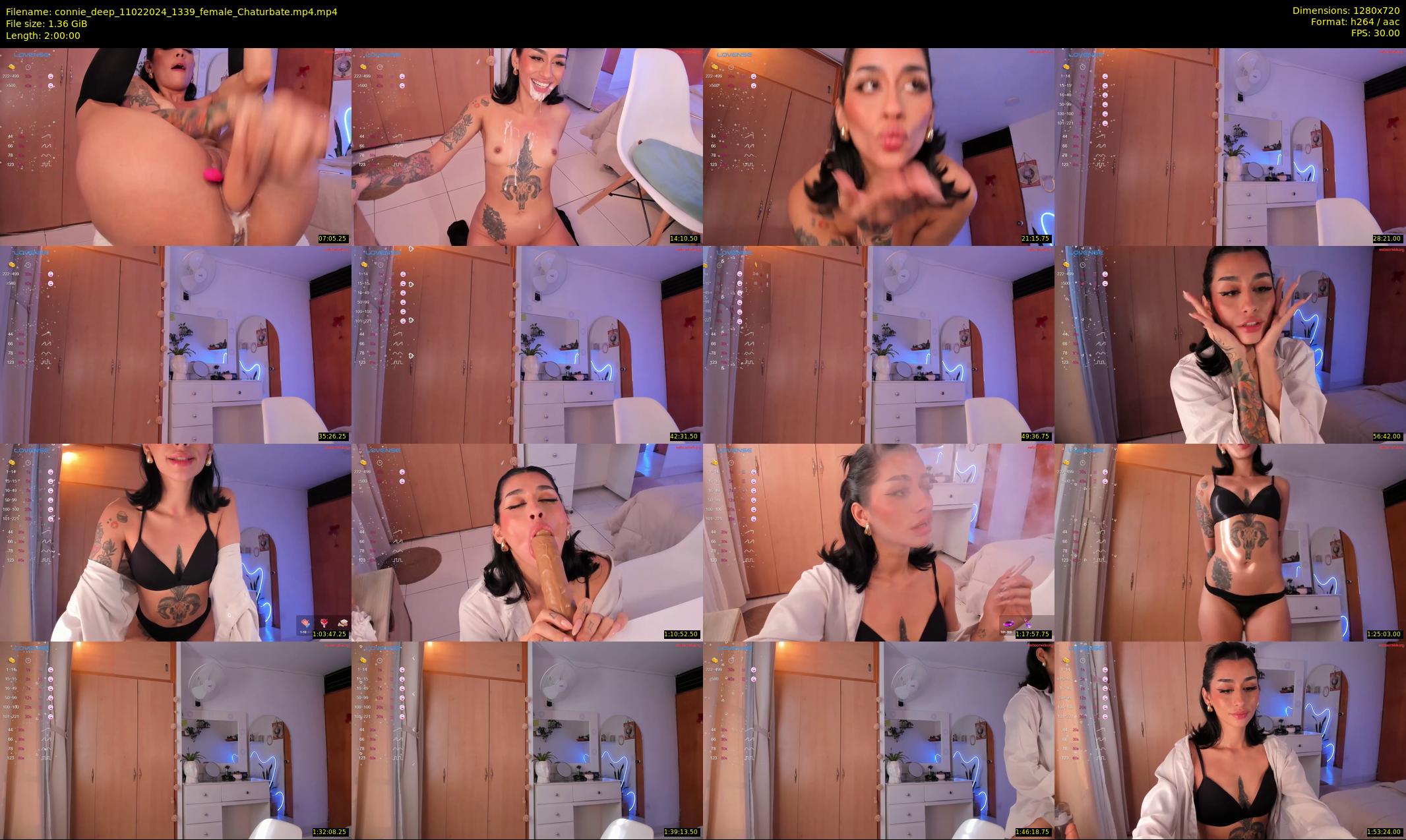 connie_deep — 120 minute Chaturbate female cam show recording, 720p, Feb 11, 2024