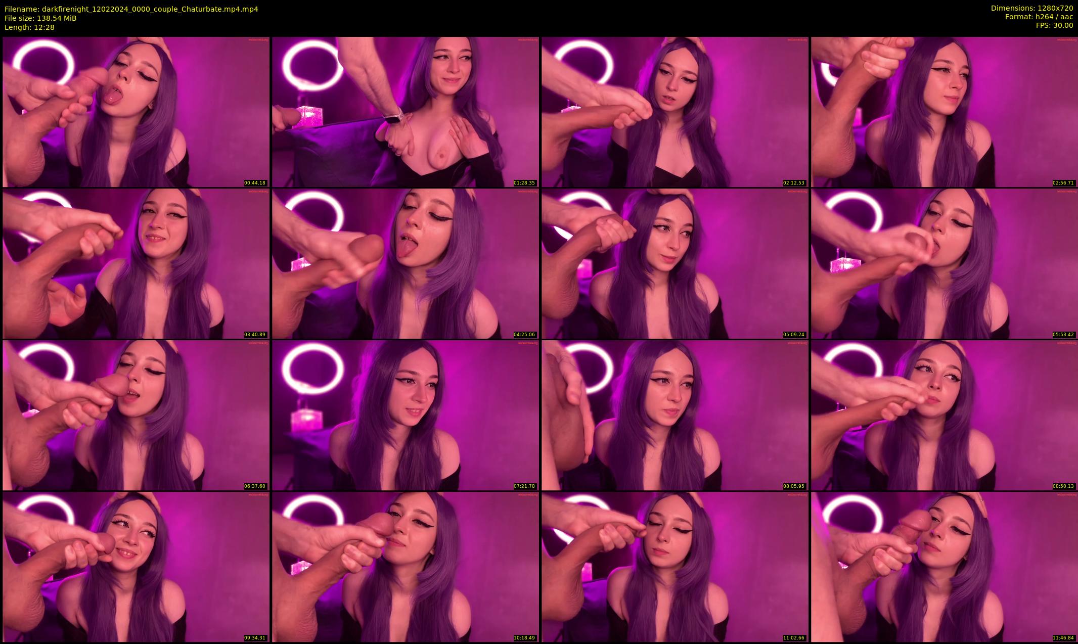 darkfirenight — 13 minute Chaturbate couple cam show recording, 720p, Feb 12, 2024