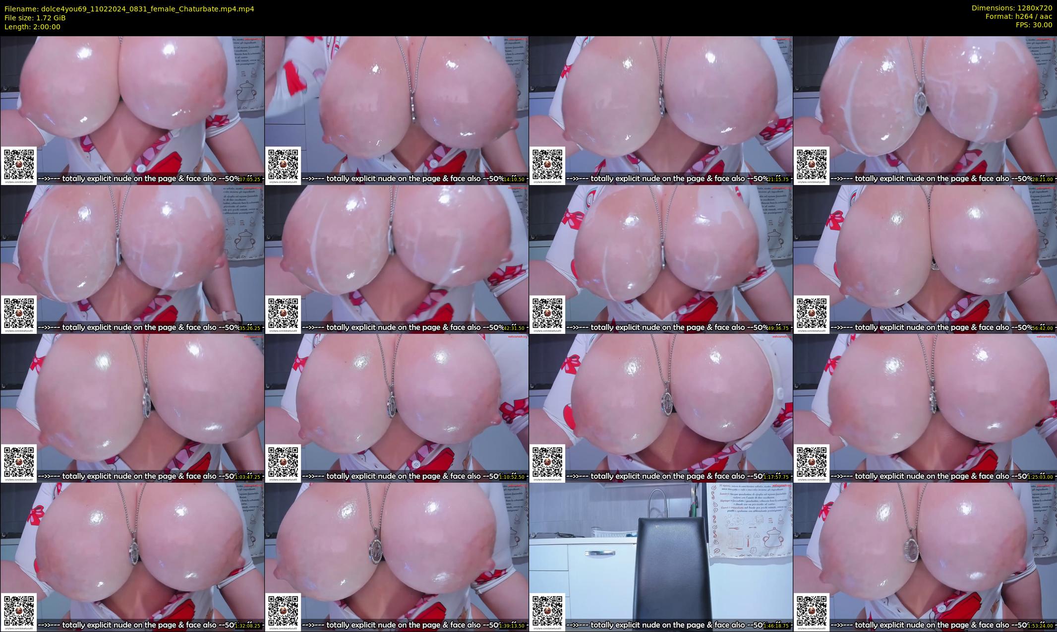 dolce4you69 — 120 minute Chaturbate female cam show recording, 720p, Feb 11, 2024