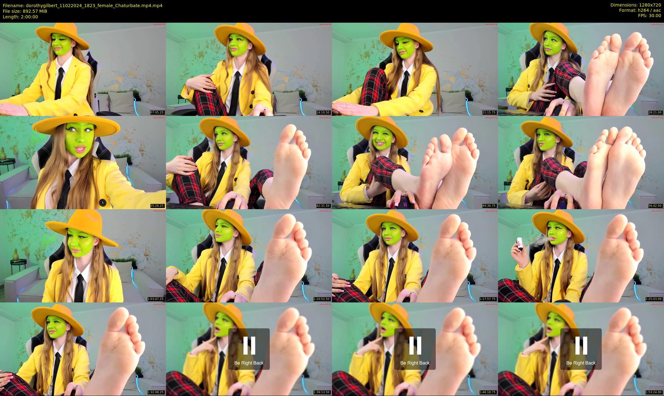 dorothygilbert — 120 minute Chaturbate female cam show recording, 720p, Feb 11, 2024