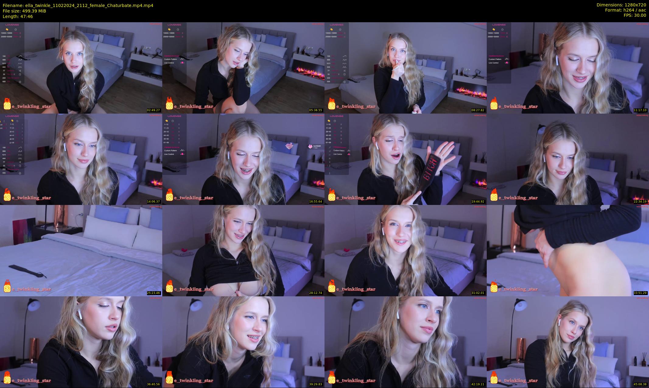 ella_twinkle — 48 minute Chaturbate female cam show recording, 720p, Feb 11, 2024
