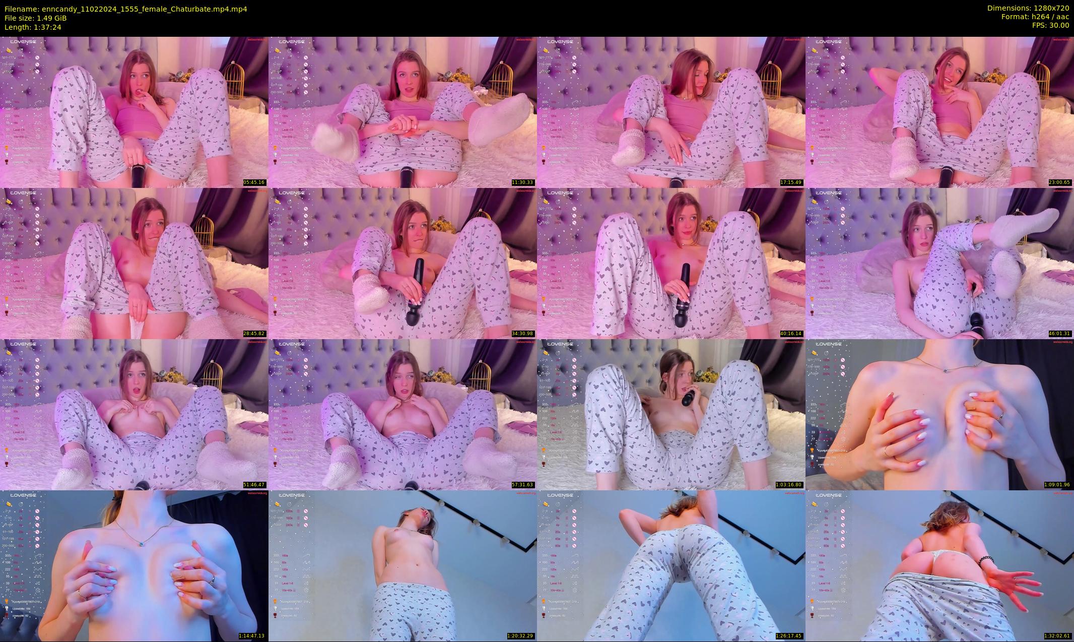 enncandy — 98 minute Chaturbate female cam show recording, 720p, Feb 11, 2024