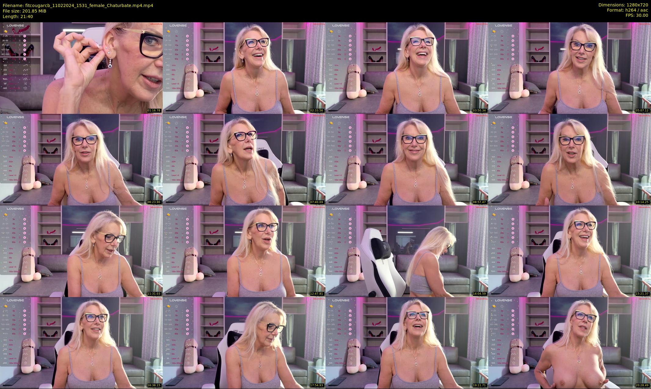 fitcougarcb — 22 minute Chaturbate female cam show recording, 720p, Feb 11, 2024