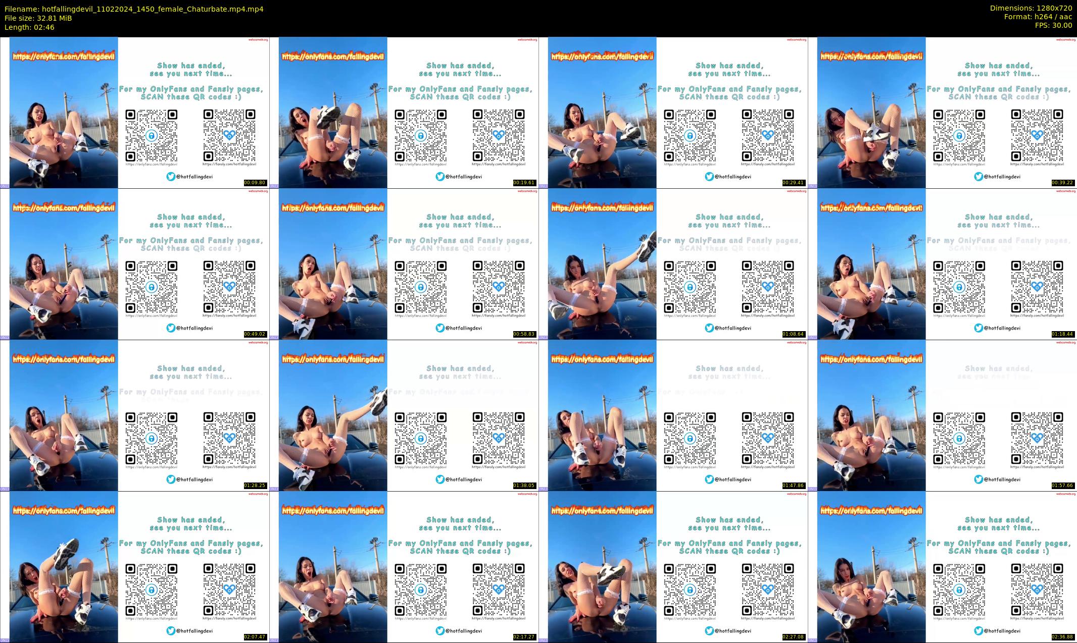 hotfallingdevil — 3 minute Chaturbate female cam show recording, 720p, Feb 11, 2024