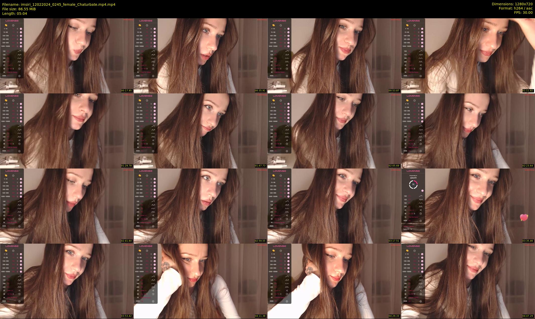 imsiri — 6 minute Chaturbate female cam show recording, 720p, Feb 12, 2024