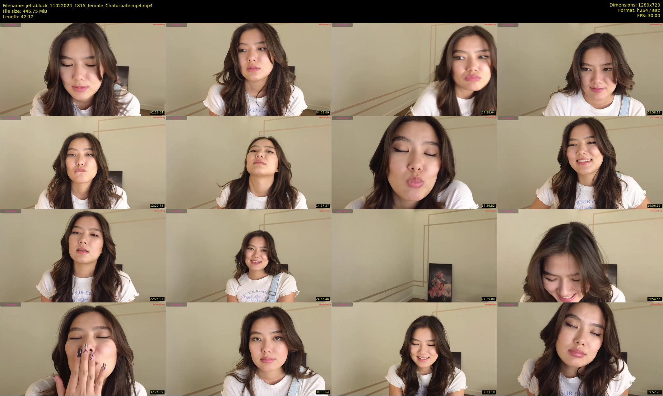 jettablock — 43 minute Chaturbate female cam show recording, 720p, Feb 11, 2024