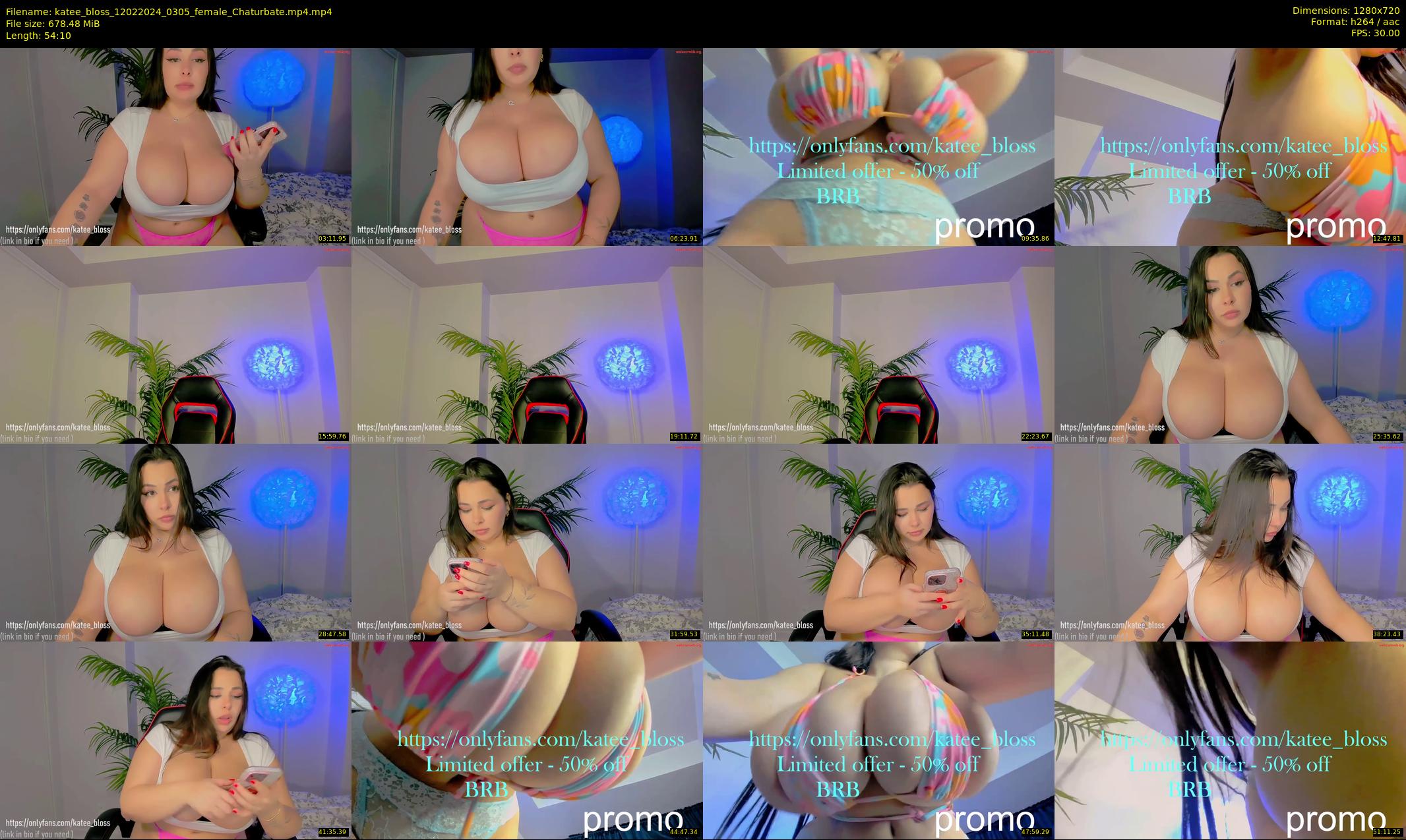 katee_bloss — 55 minute Chaturbate female cam show recording, 720p, Feb 12, 2024