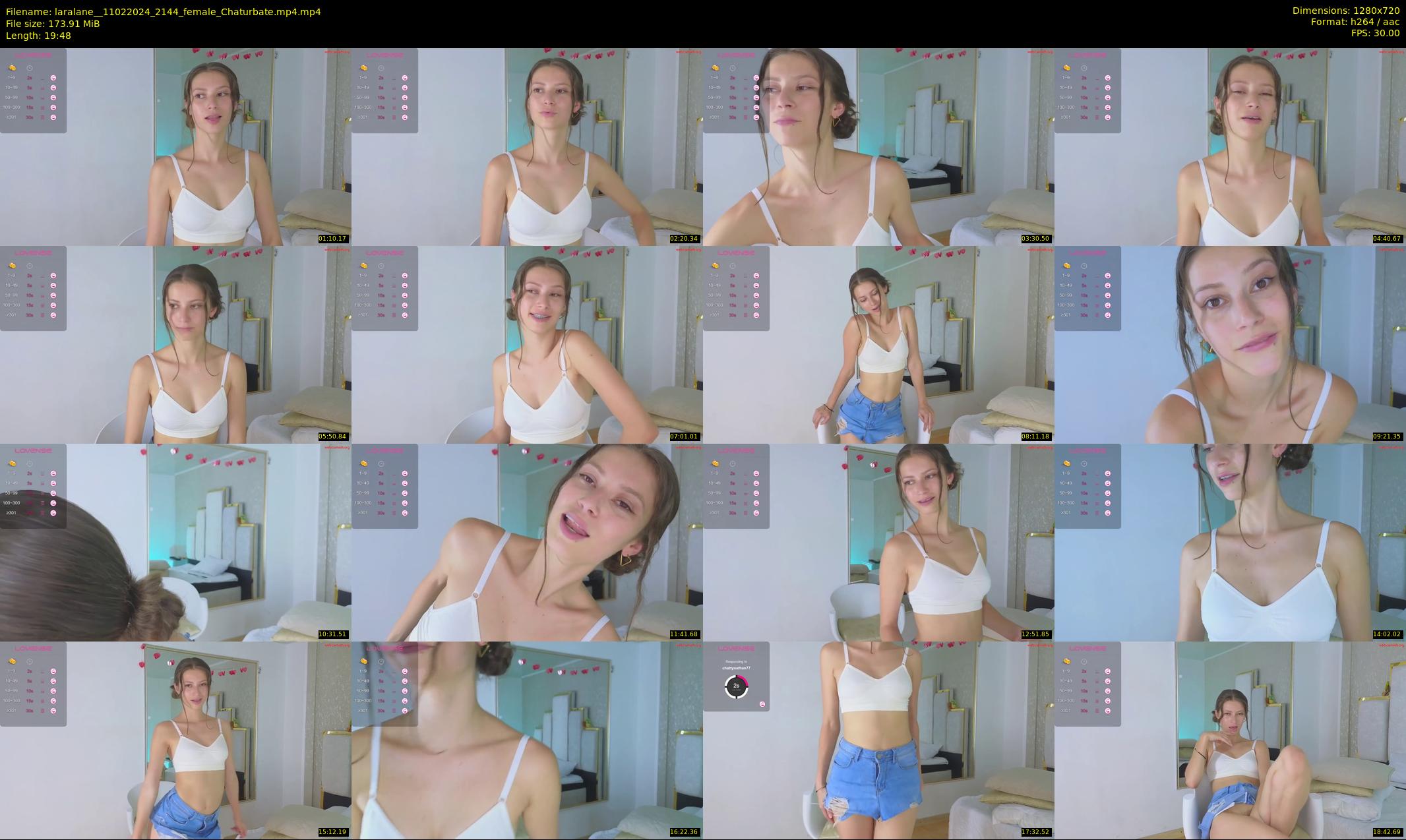 laralane_ — 20 minute Chaturbate female cam show recording, 720p, Feb 11, 2024
