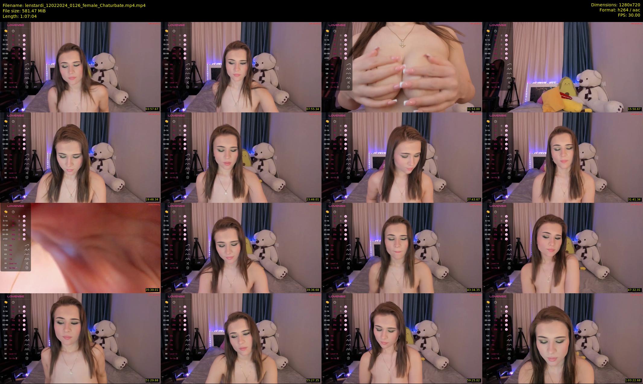 lenstardi — 68 minute Chaturbate female cam show recording, 720p, Feb 12, 2024