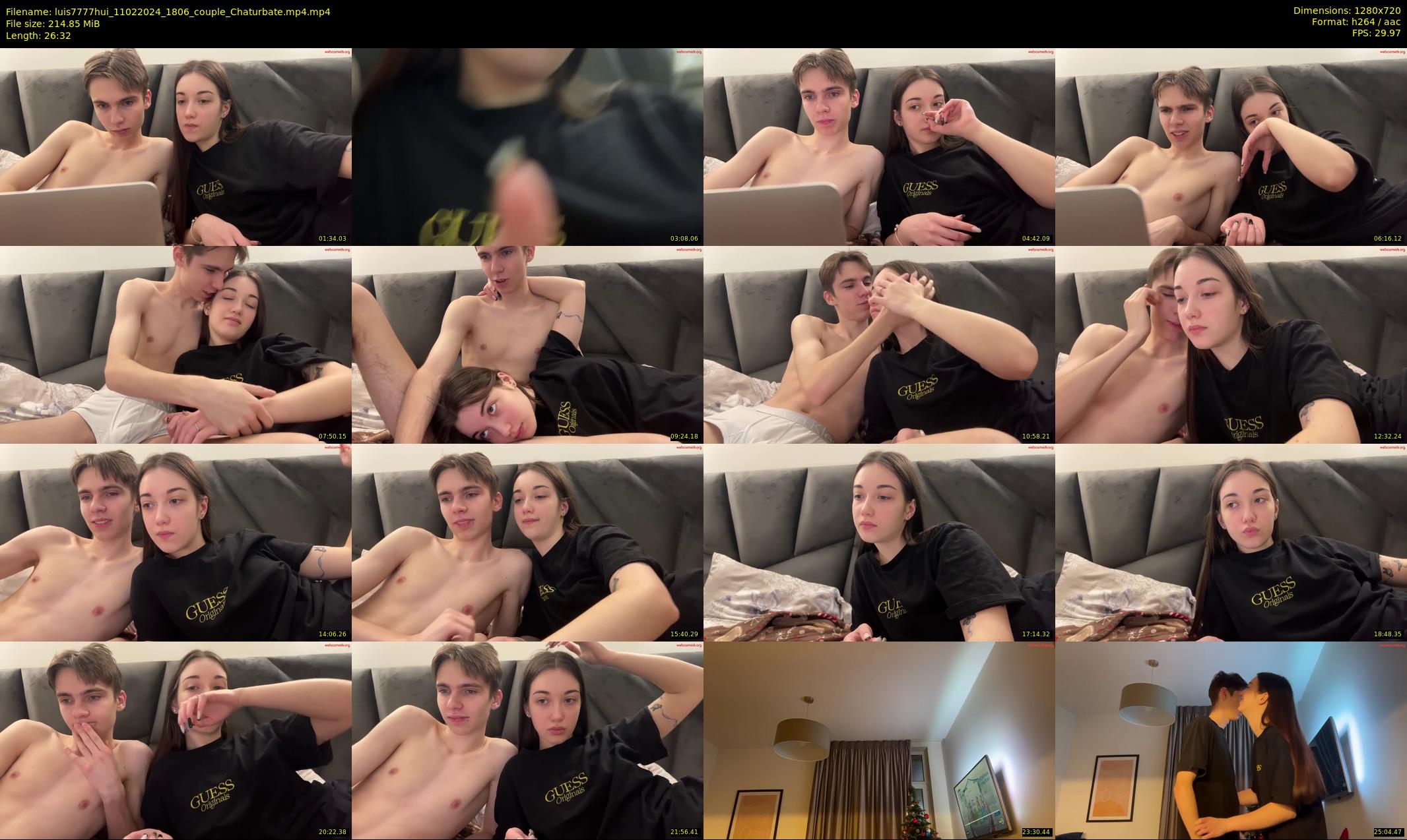 luis7777hui — 27 minute Chaturbate couple cam show recording, 720p, Feb 11, 2024