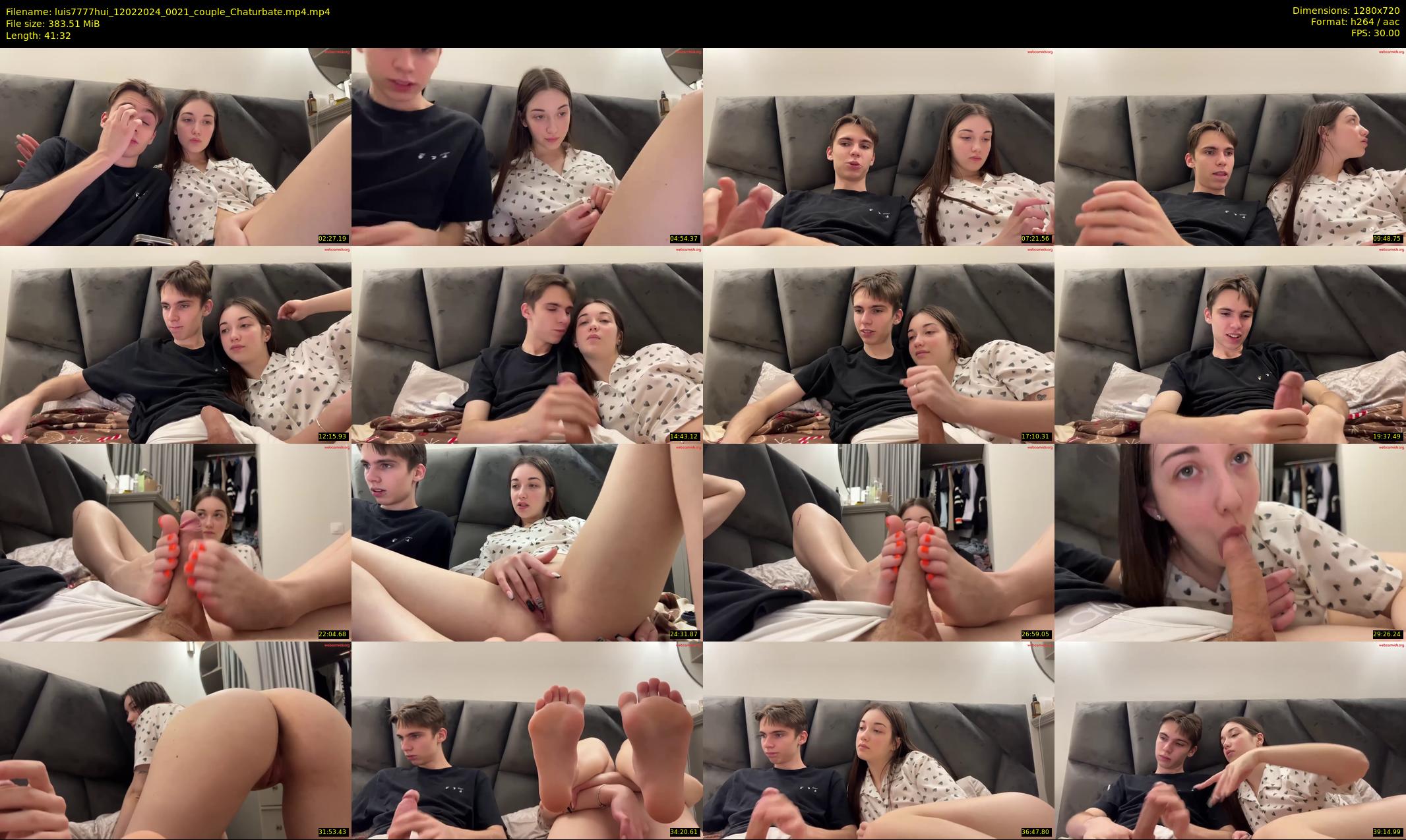 luis7777hui — 42 minute Chaturbate couple cam show recording, 720p, Feb 12, 2024