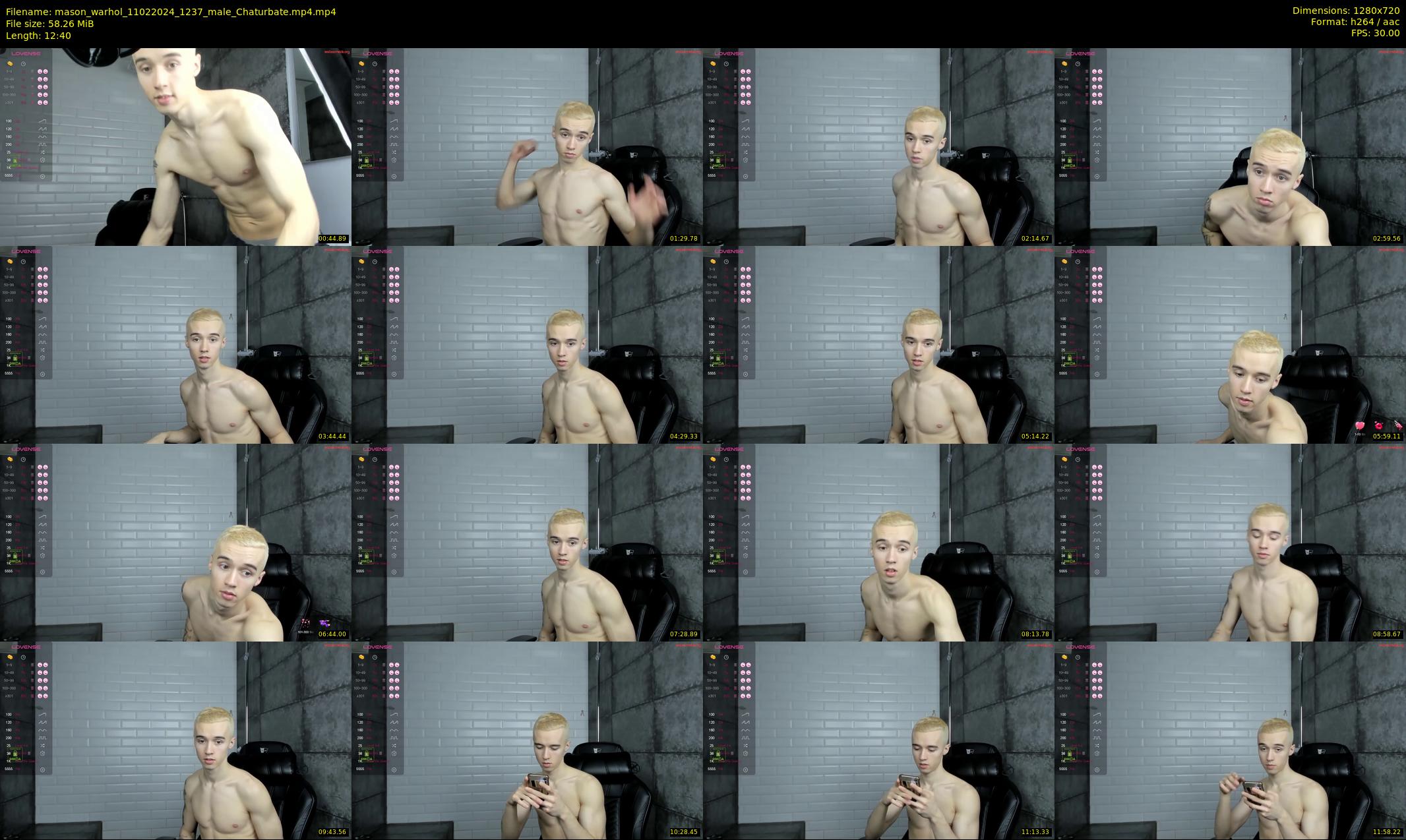 mason_warhol — 13 minute Chaturbate male cam show recording, 720p, Feb 11, 2024