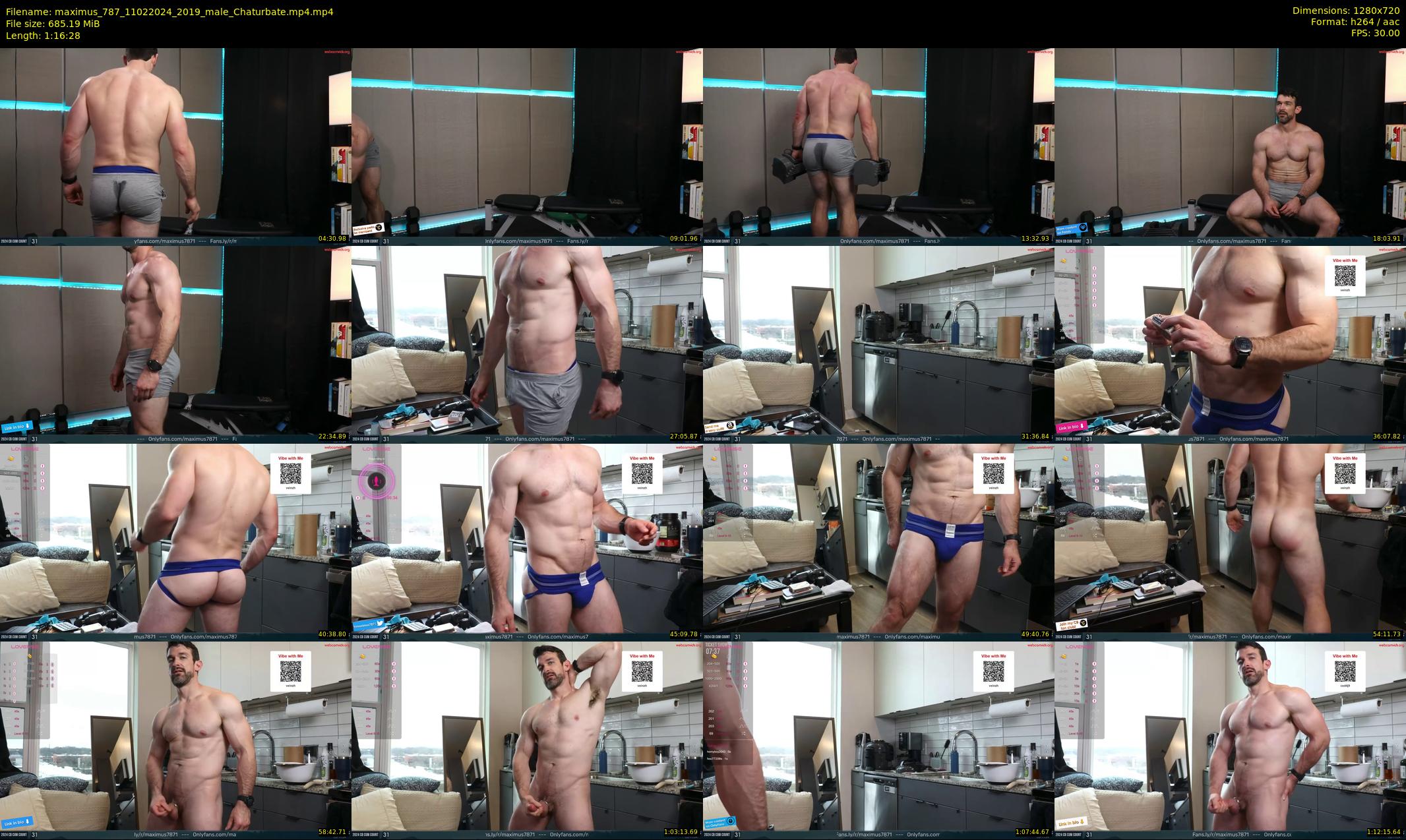 maximus_787 — 77 minute Chaturbate male cam show recording, 720p, Feb 11, 2024