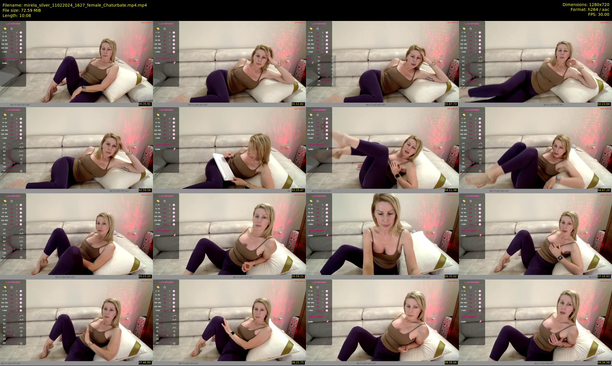 mirela_silver — 11 minute Chaturbate female cam show recording, 720p, Feb 11, 2024
