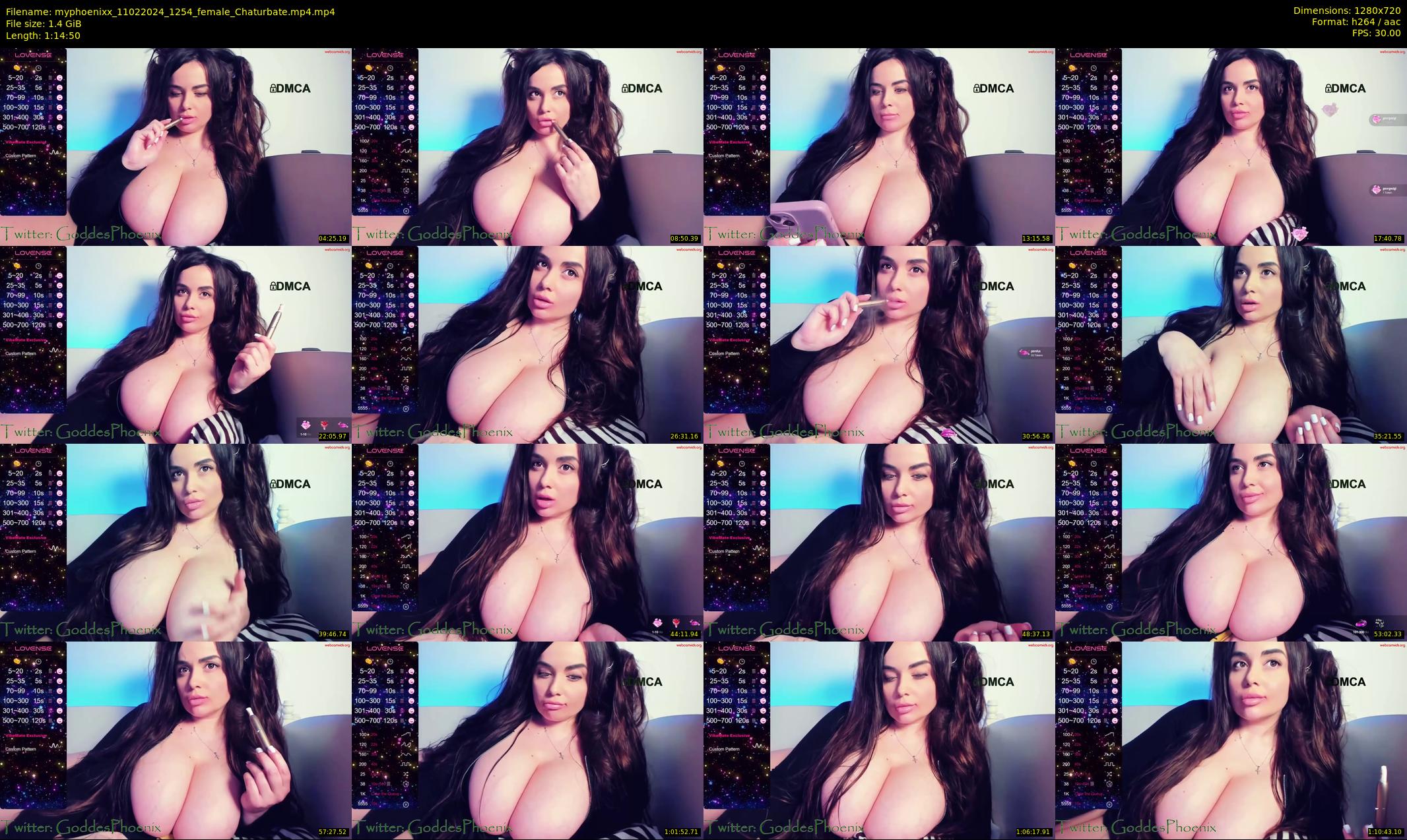 myphoenixx — 75 minute Chaturbate female cam show recording, 720p, Feb 11, 2024