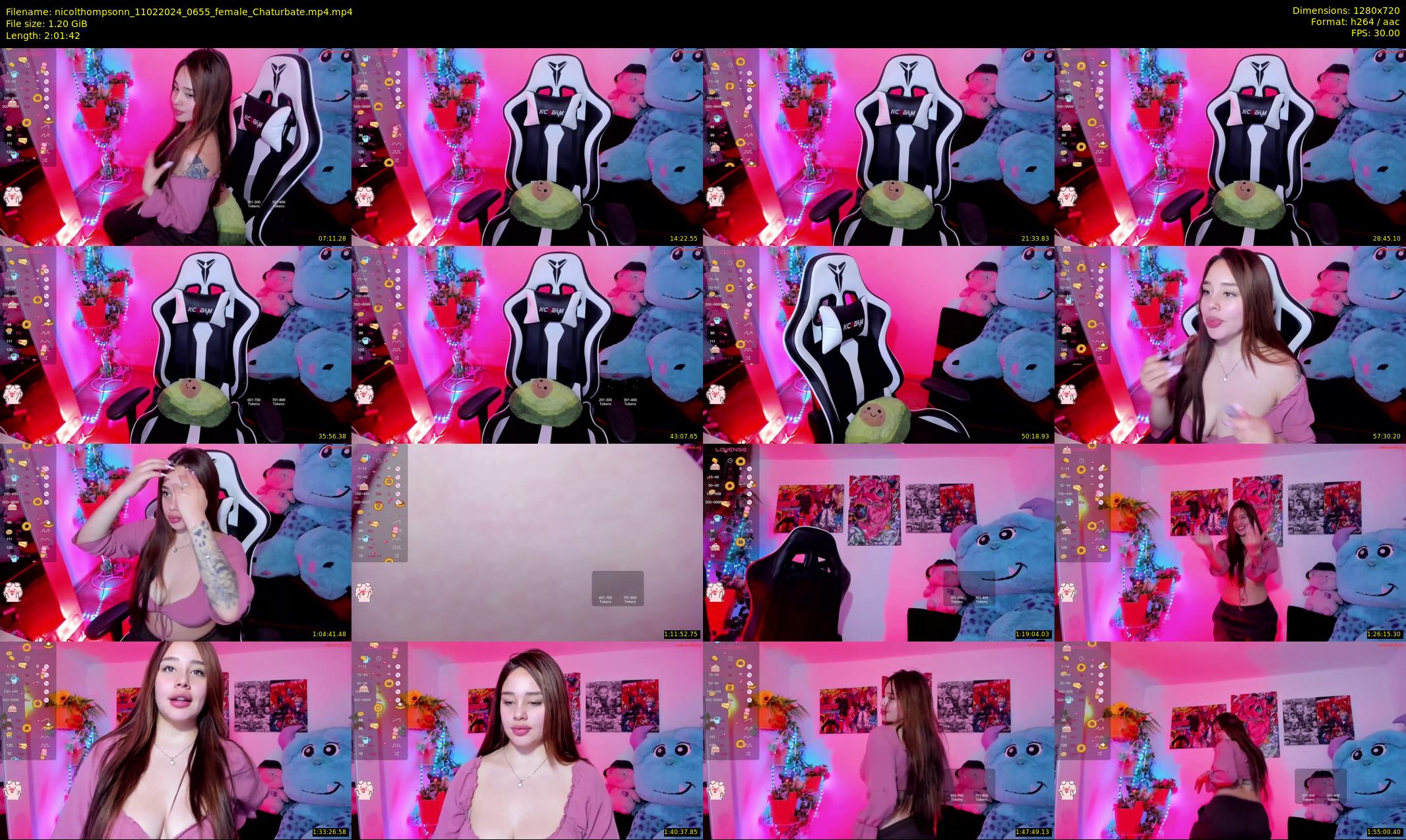nicolthompsonn — 122 minute Chaturbate female cam show recording, 720p, Feb 11, 2024