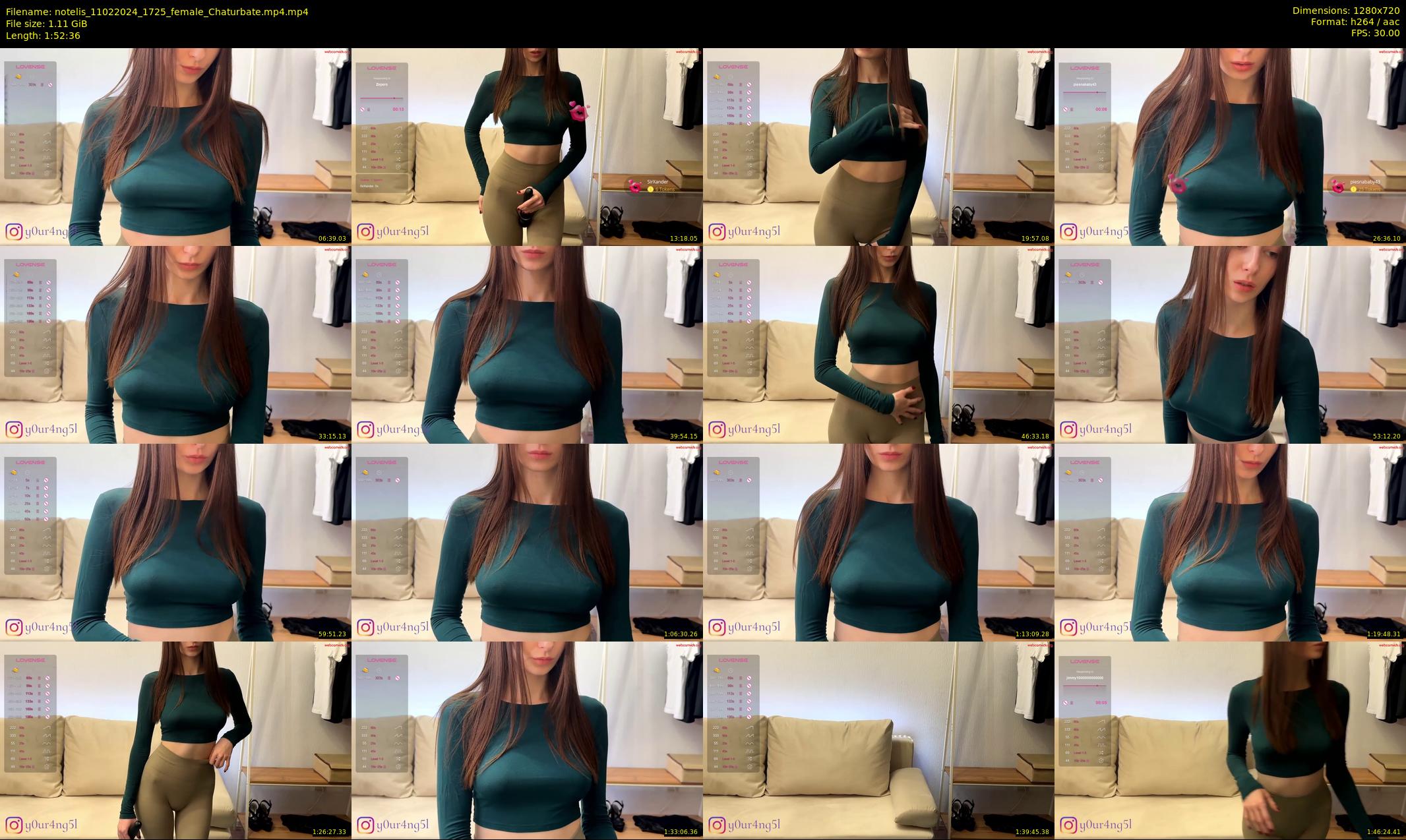 notelis — 113 minute Chaturbate female cam show recording, 720p, Feb 11, 2024