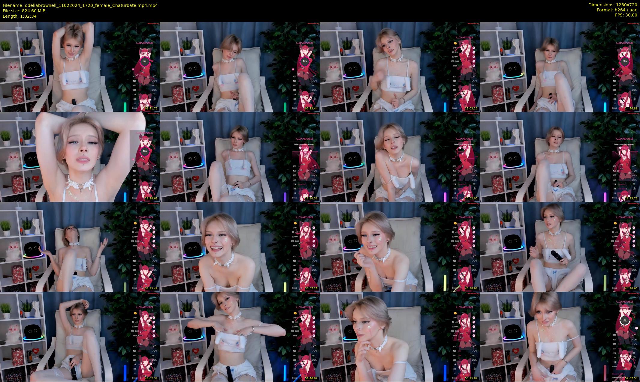 odeliabrownell — 63 minute Chaturbate female cam show recording, 720p, Feb 11, 2024