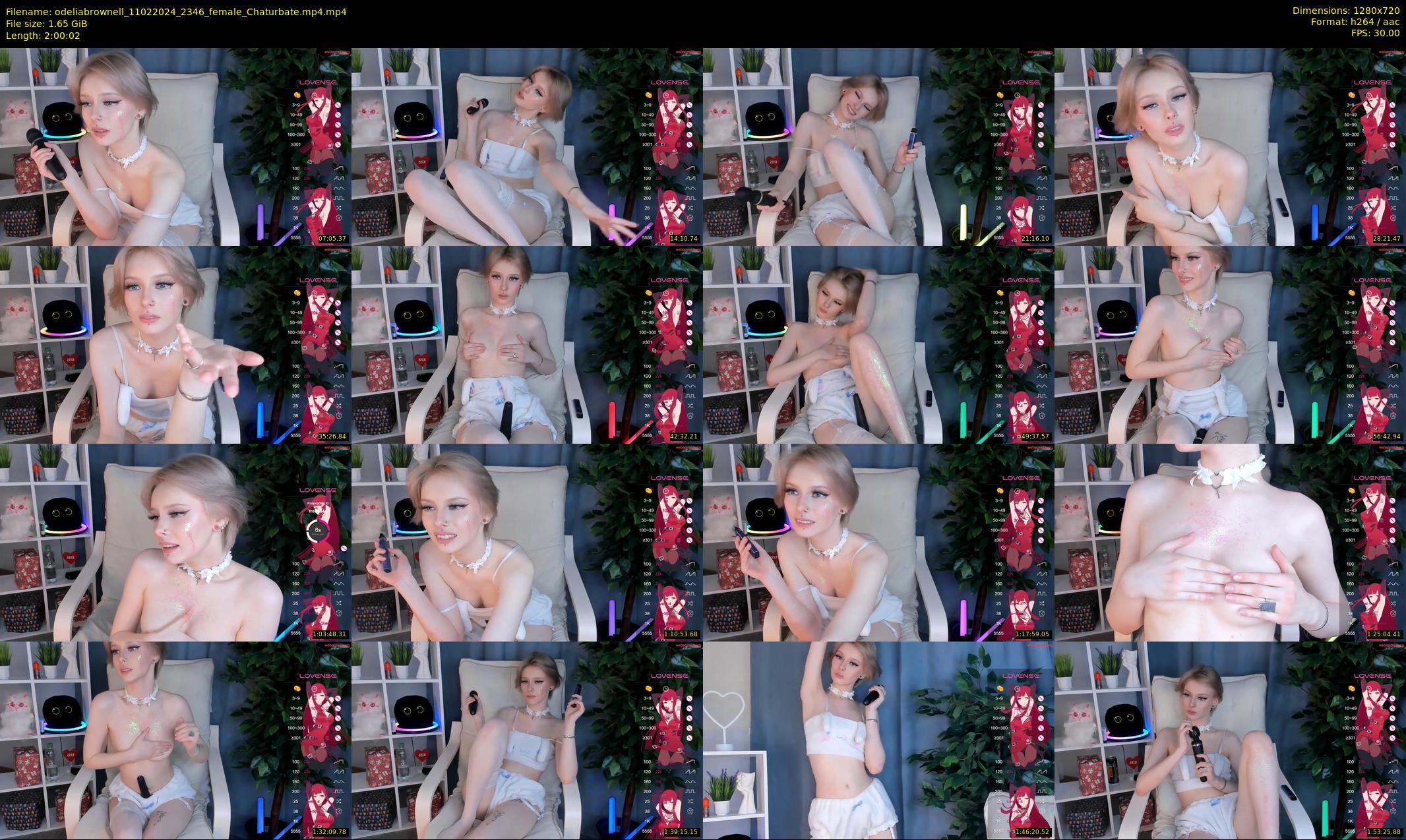 odeliabrownell — 121 minute Chaturbate female cam show recording, 720p, Feb 11, 2024