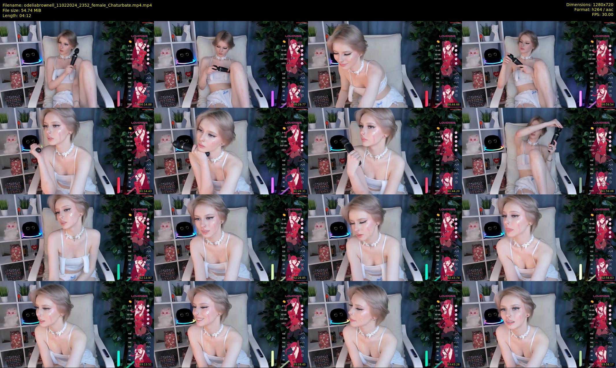 odeliabrownell — 5 minute Chaturbate female cam show recording, 720p, Feb 11, 2024