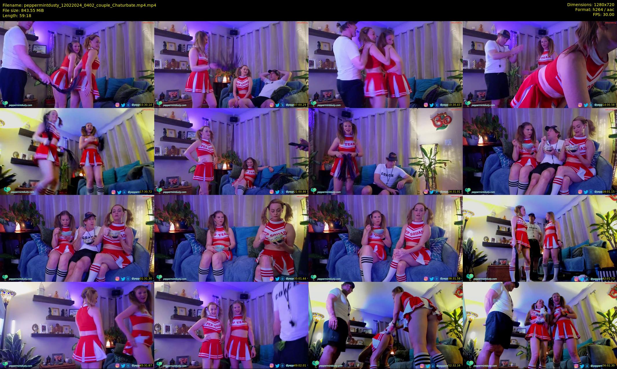 peppermintdusty — 60 minute Chaturbate couple cam show recording, 720p, Feb 12, 2024