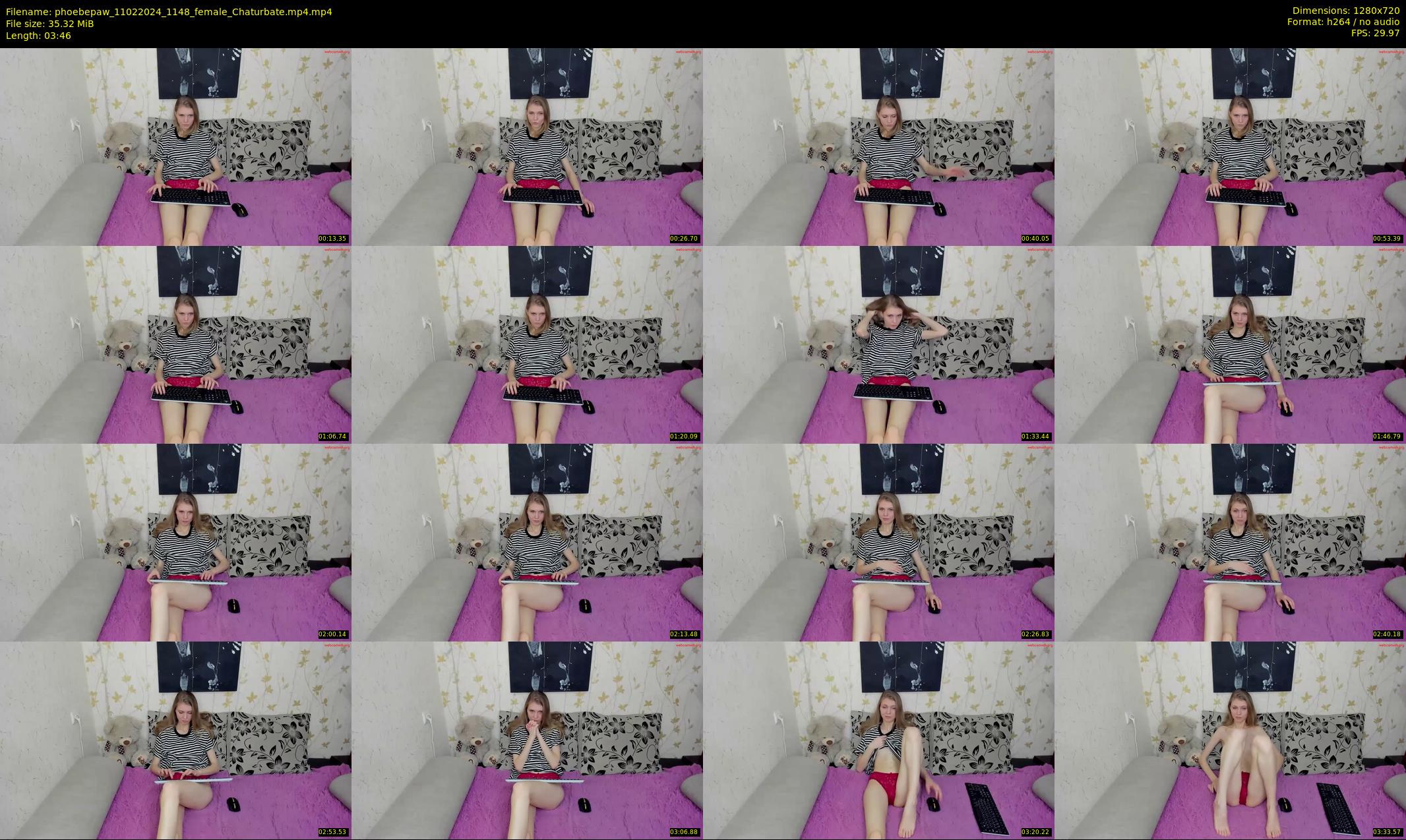 phoebepaw — 4 minute Chaturbate female cam show recording, 720p, Feb 11, 2024