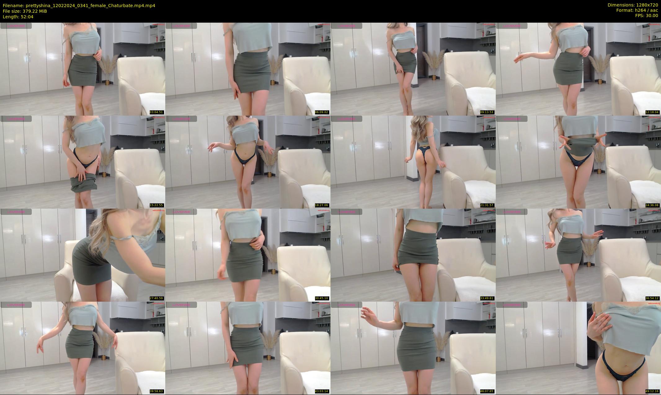 prettyshina — 53 minute Chaturbate female cam show recording, 720p, Feb 12, 2024