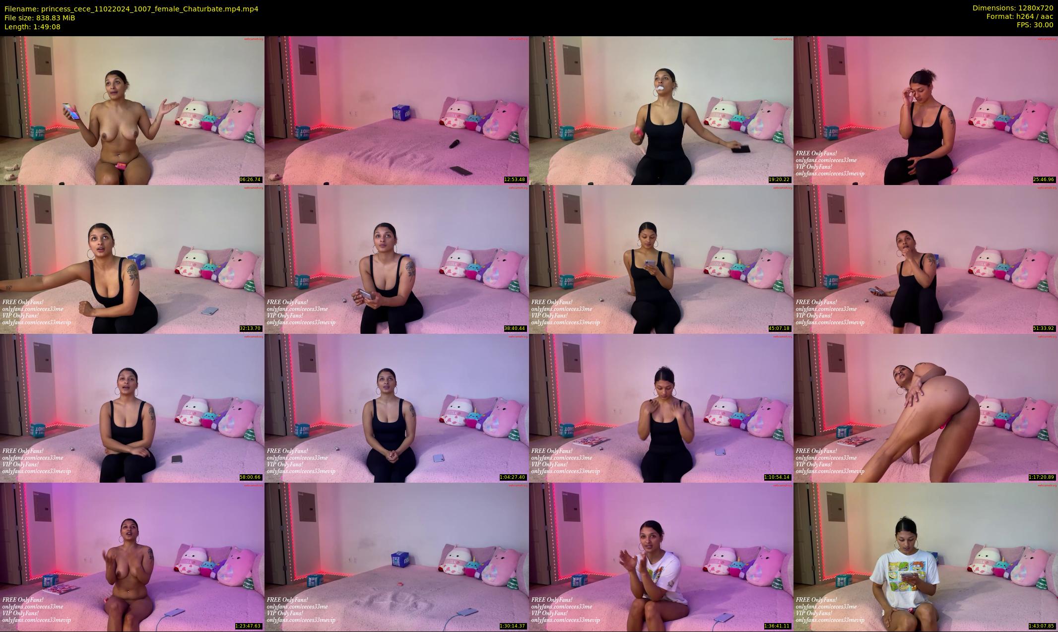 princess_cece — 110 minute Chaturbate female cam show recording, 720p, Feb 11, 2024
