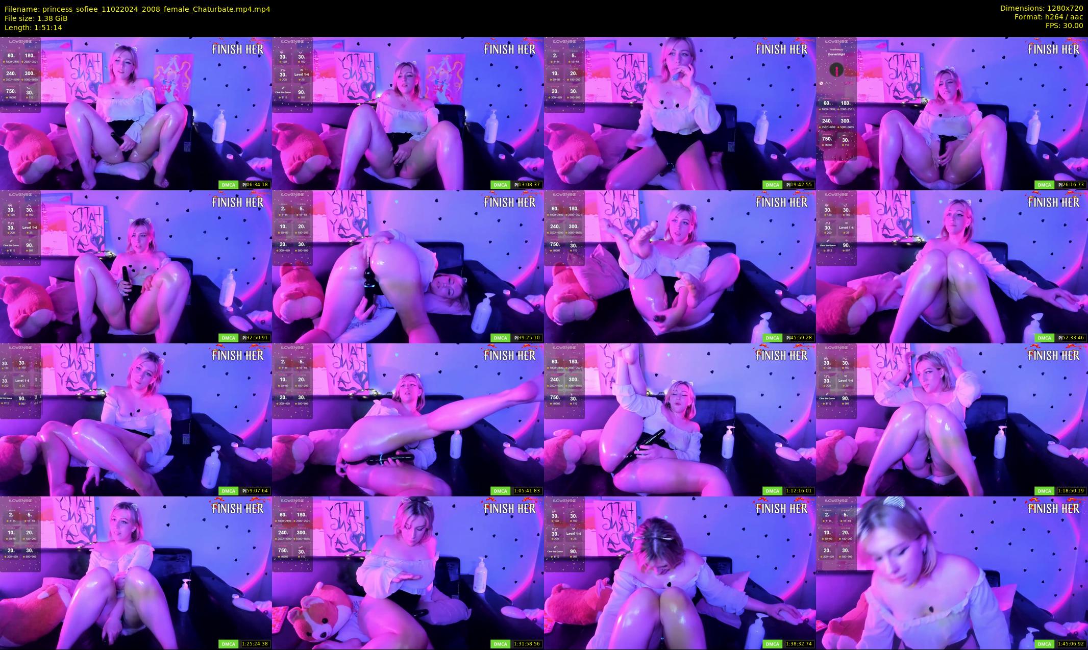 princess_sofiee — 112 minute Chaturbate female cam show recording, 720p, Feb 11, 2024