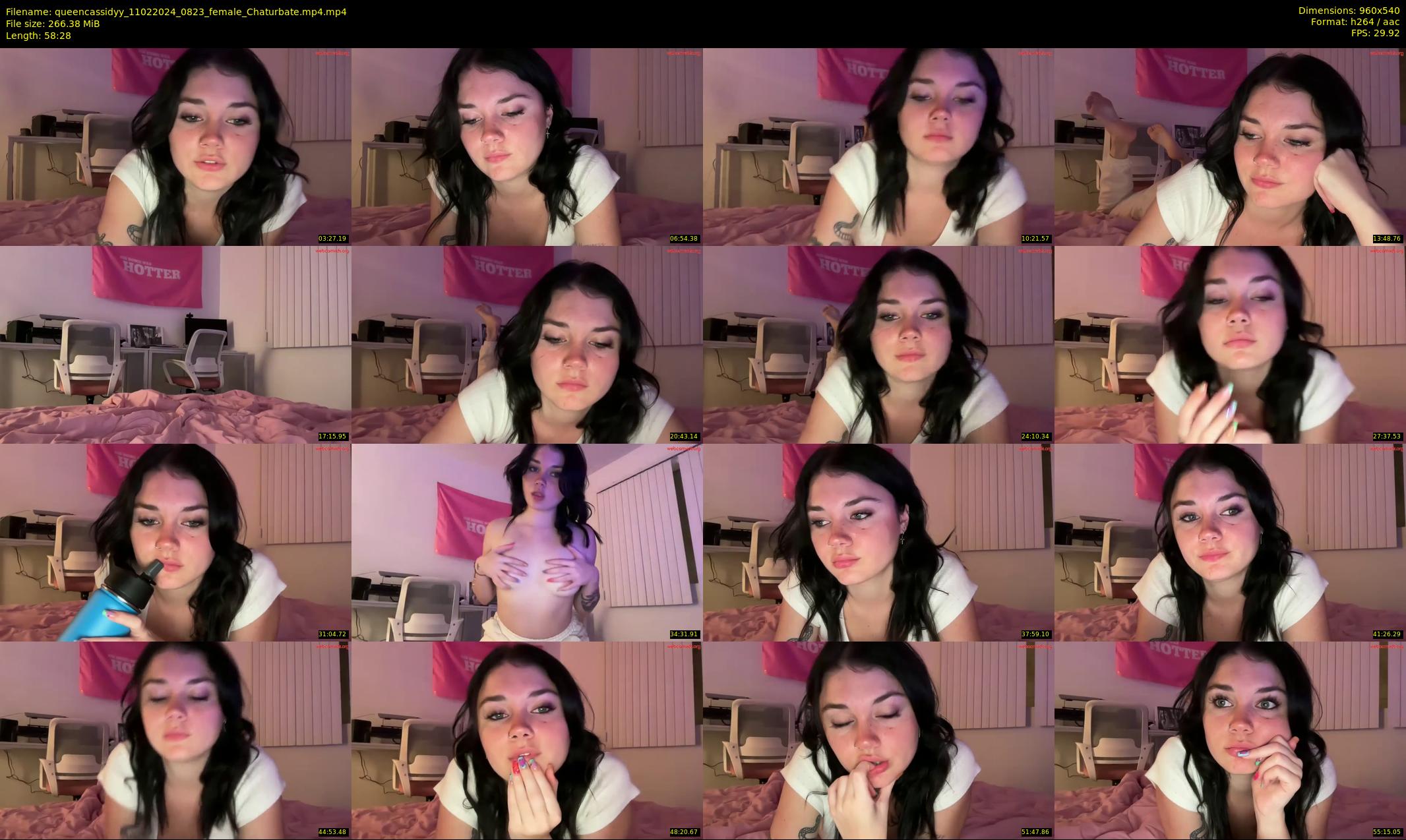 queencassidyy — 59 minute Chaturbate female cam show recording, 480p, Feb 11, 2024