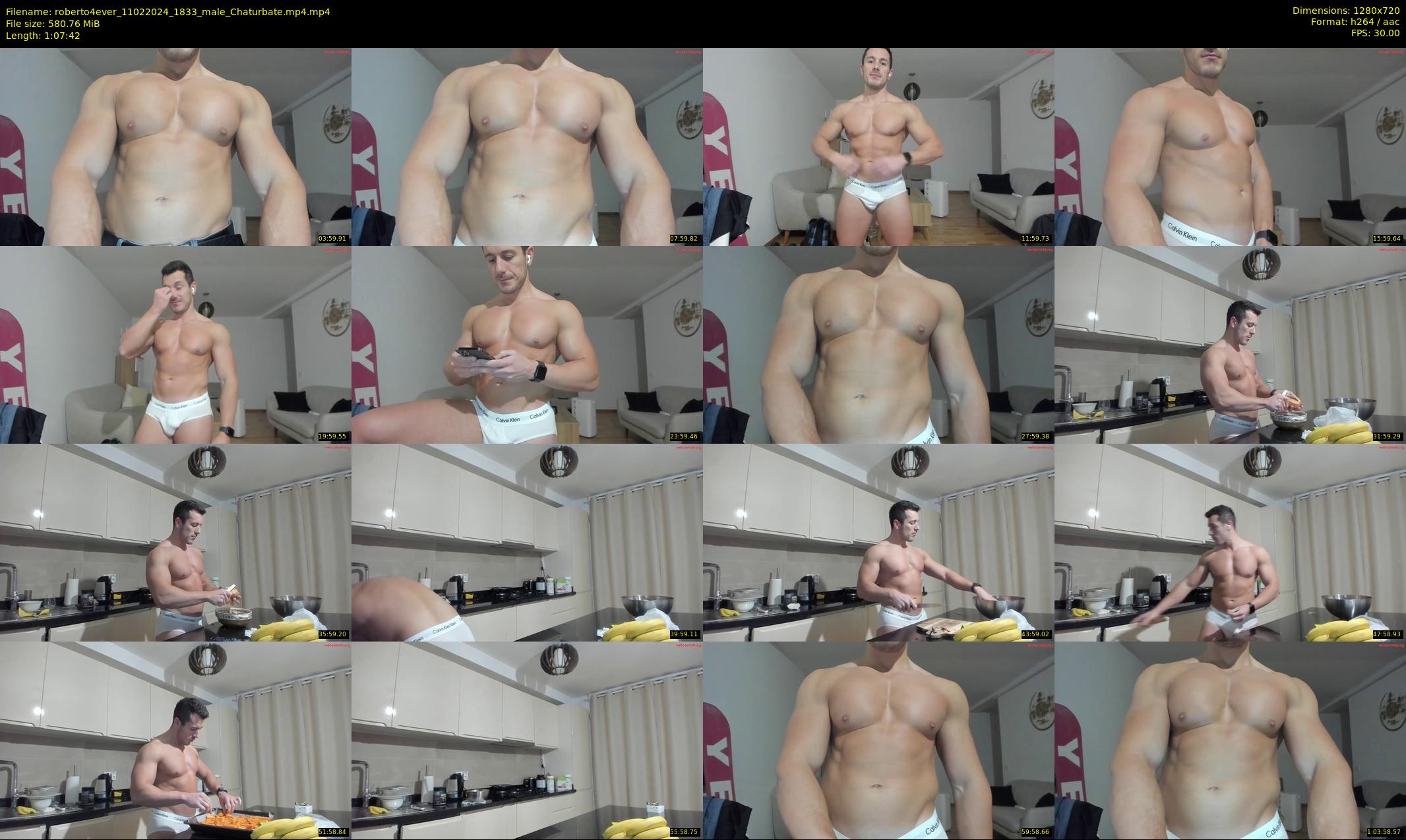 roberto4ever — 68 minute Chaturbate male cam show recording, 720p, Feb 11, 2024