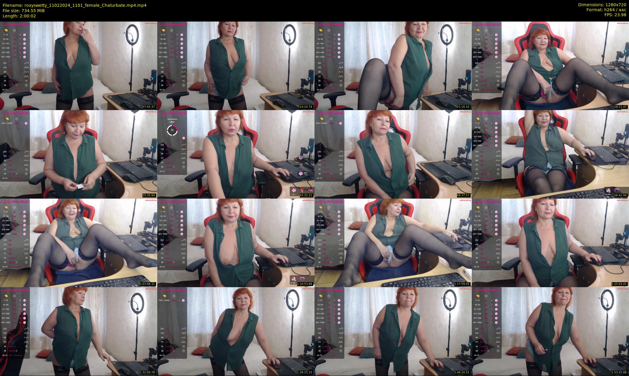 roxyswetty — 121 minute Chaturbate female cam show recording, 720p, Feb 11, 2024
