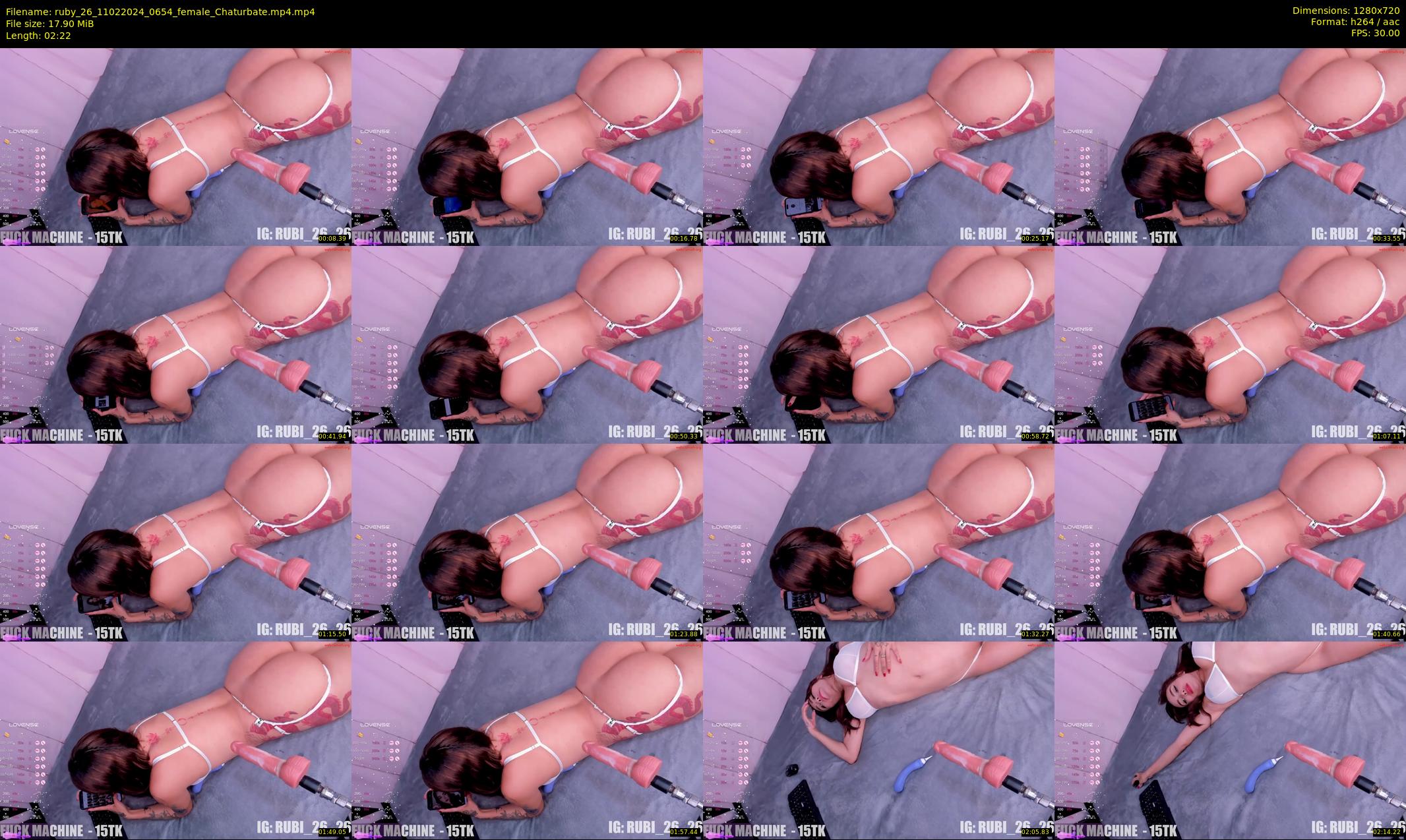 ruby_26 — 3 minute Chaturbate female cam show recording, 720p, Feb 11, 2024