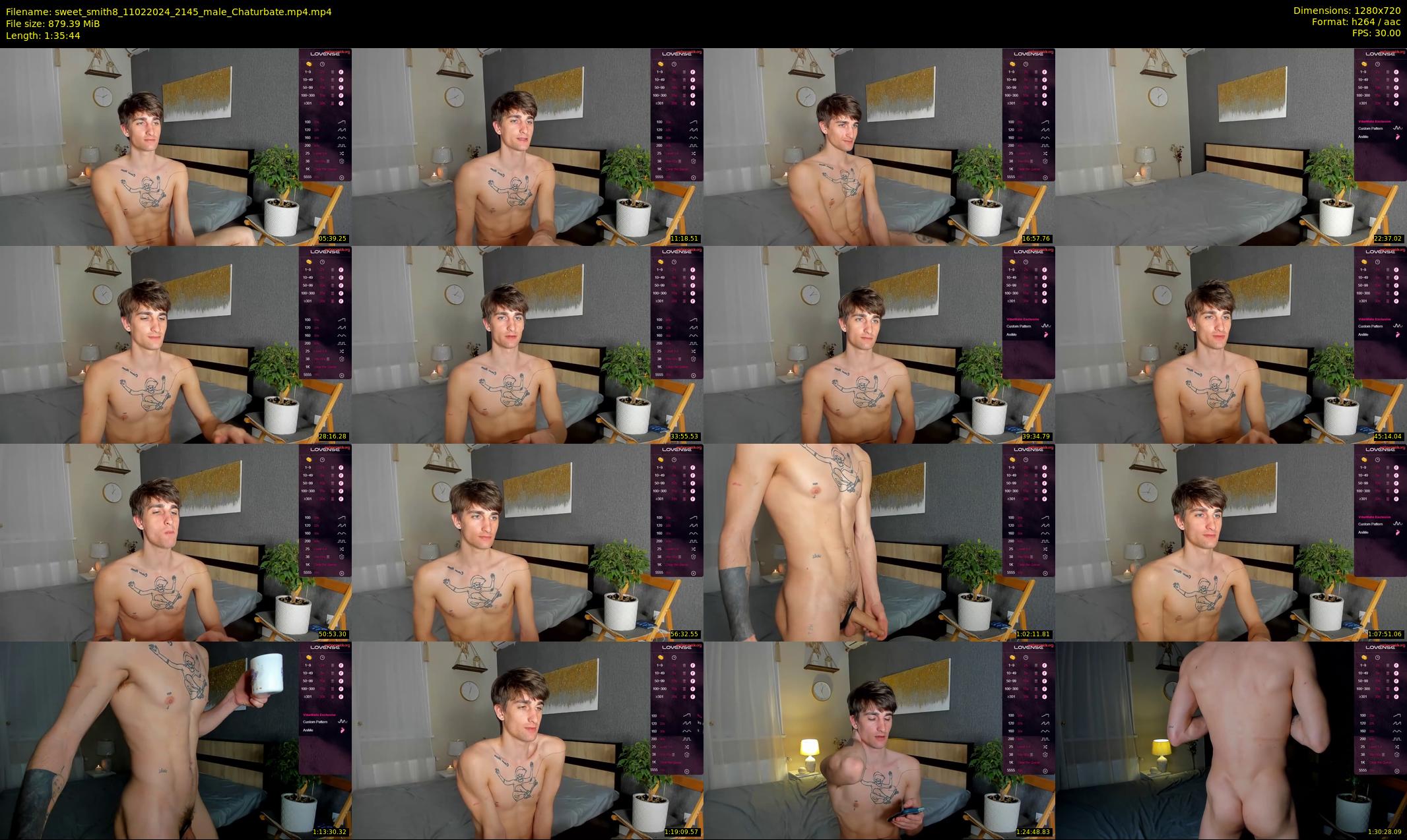 sweet_smith8 — 96 minute Chaturbate male cam show recording, 720p, Feb 11, 2024