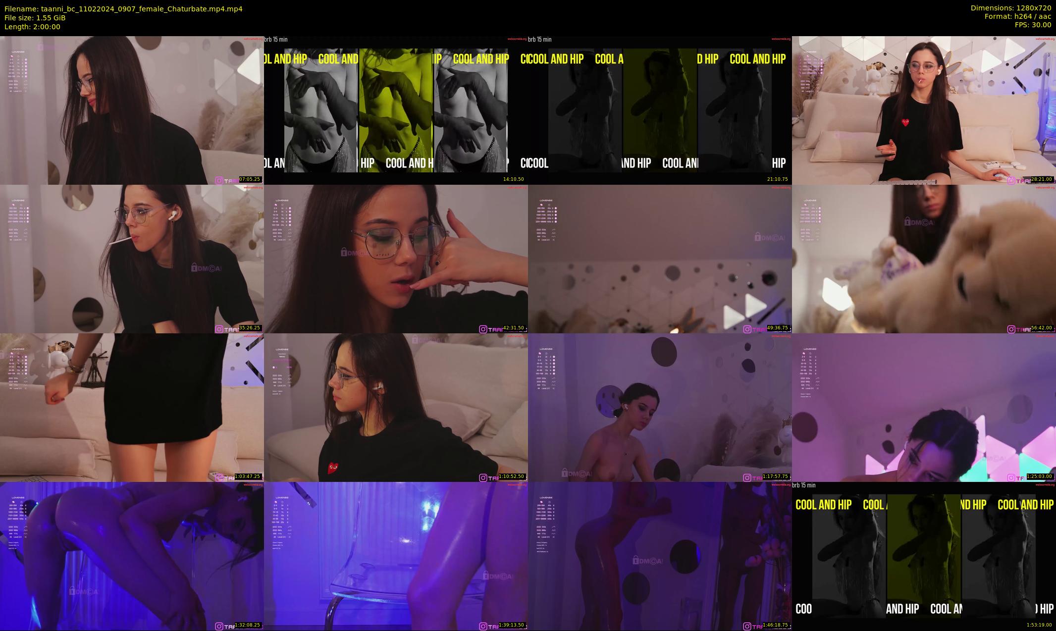 taanni_bc — 120 minute Chaturbate female cam show recording, 720p, Feb 11, 2024