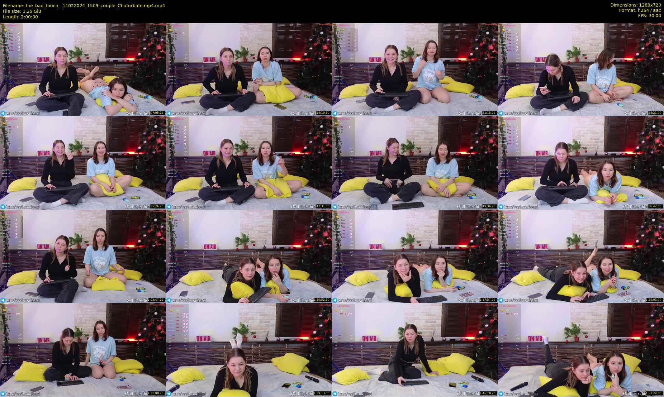 the_bad_touch_ — 120 minute Chaturbate couple cam show recording, 720p, Feb 11, 2024