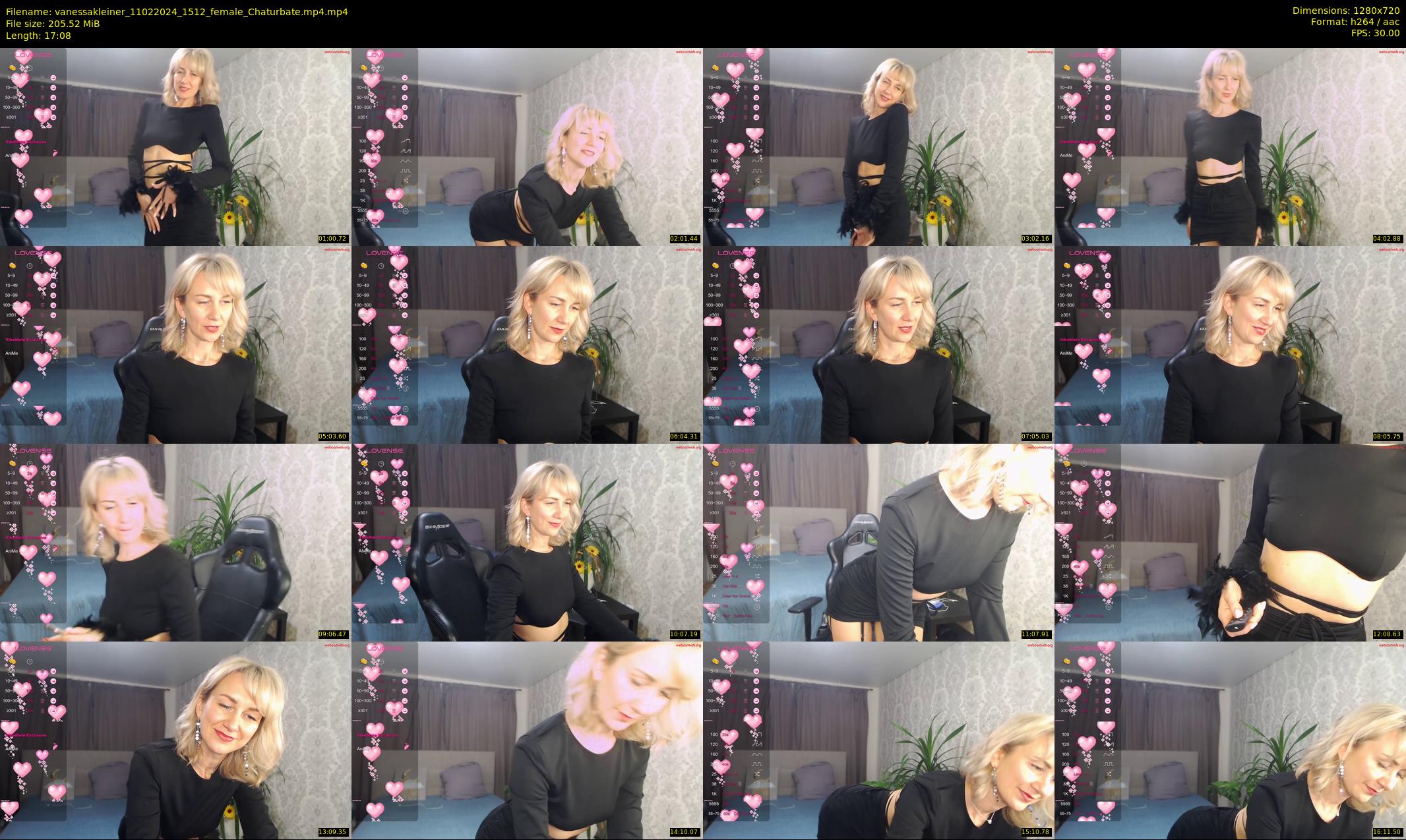 vanessakleiner — 18 minute Chaturbate female cam show recording, 720p, Feb 11, 2024