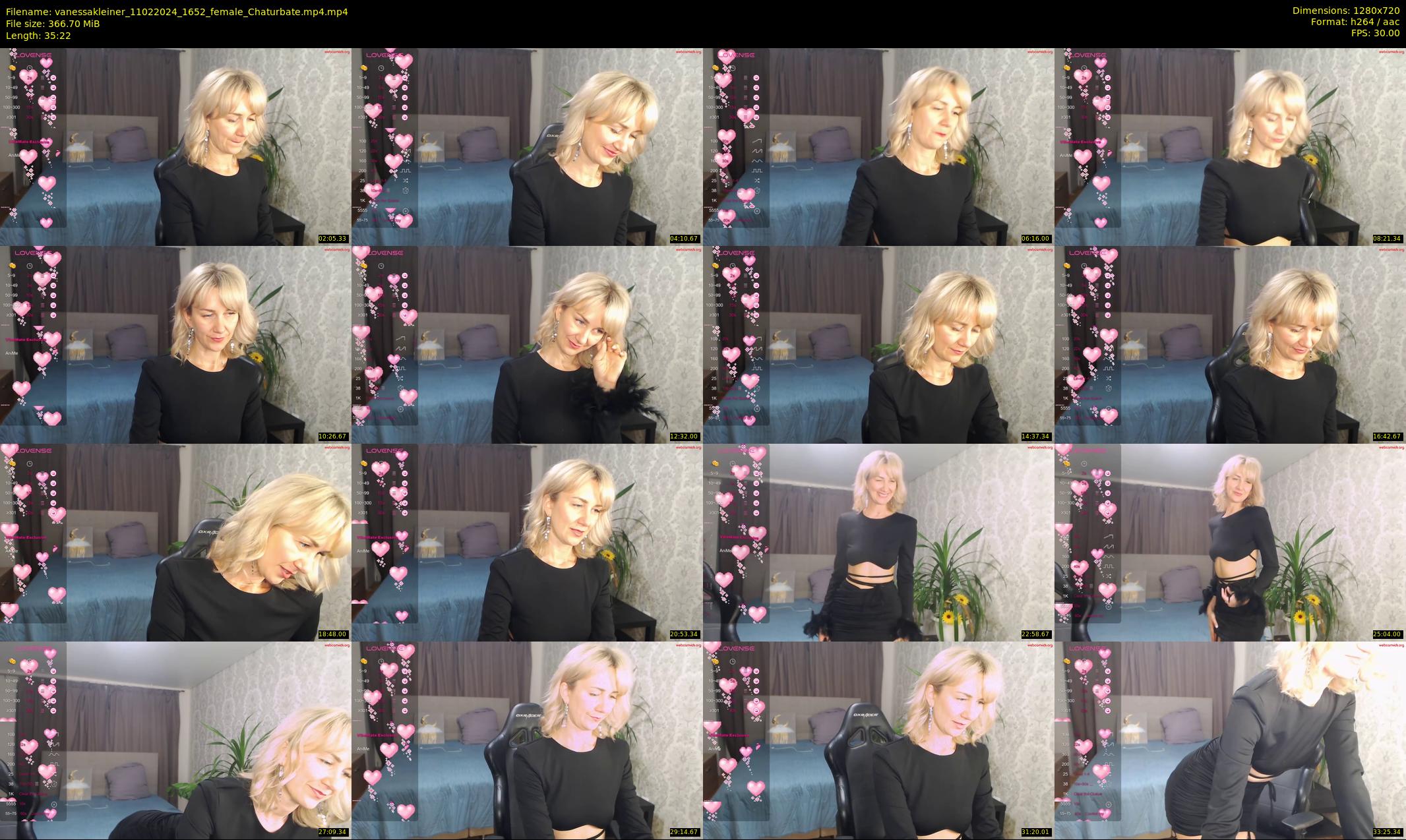 vanessakleiner — 36 minute Chaturbate female cam show recording, 720p, Feb 11, 2024
