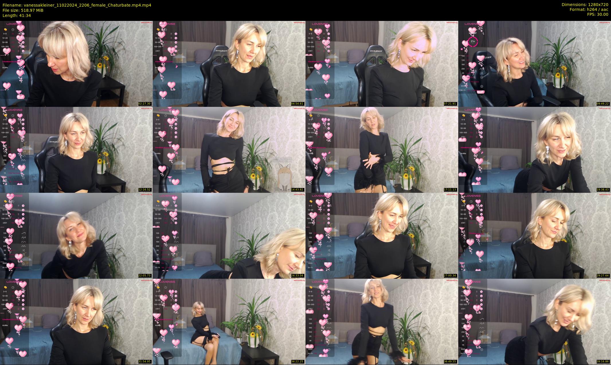 vanessakleiner — 42 minute Chaturbate female cam show recording, 720p, Feb 11, 2024