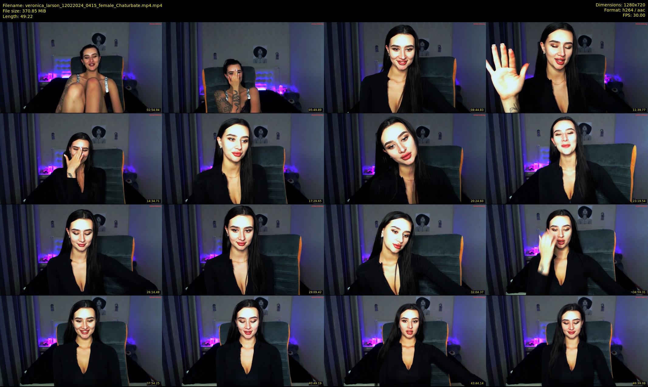 veronica_larson — 50 minute Chaturbate female cam show recording, 720p, Feb 12, 2024