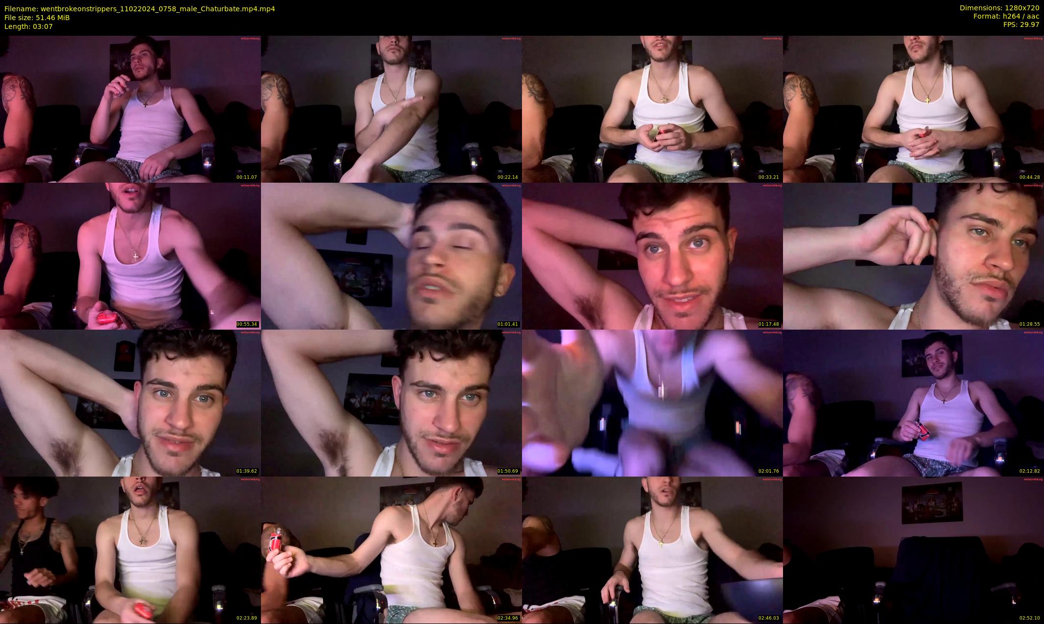 wentbrokeonstrippers — 4 minute Chaturbate male cam show recording, 720p, Feb 11, 2024