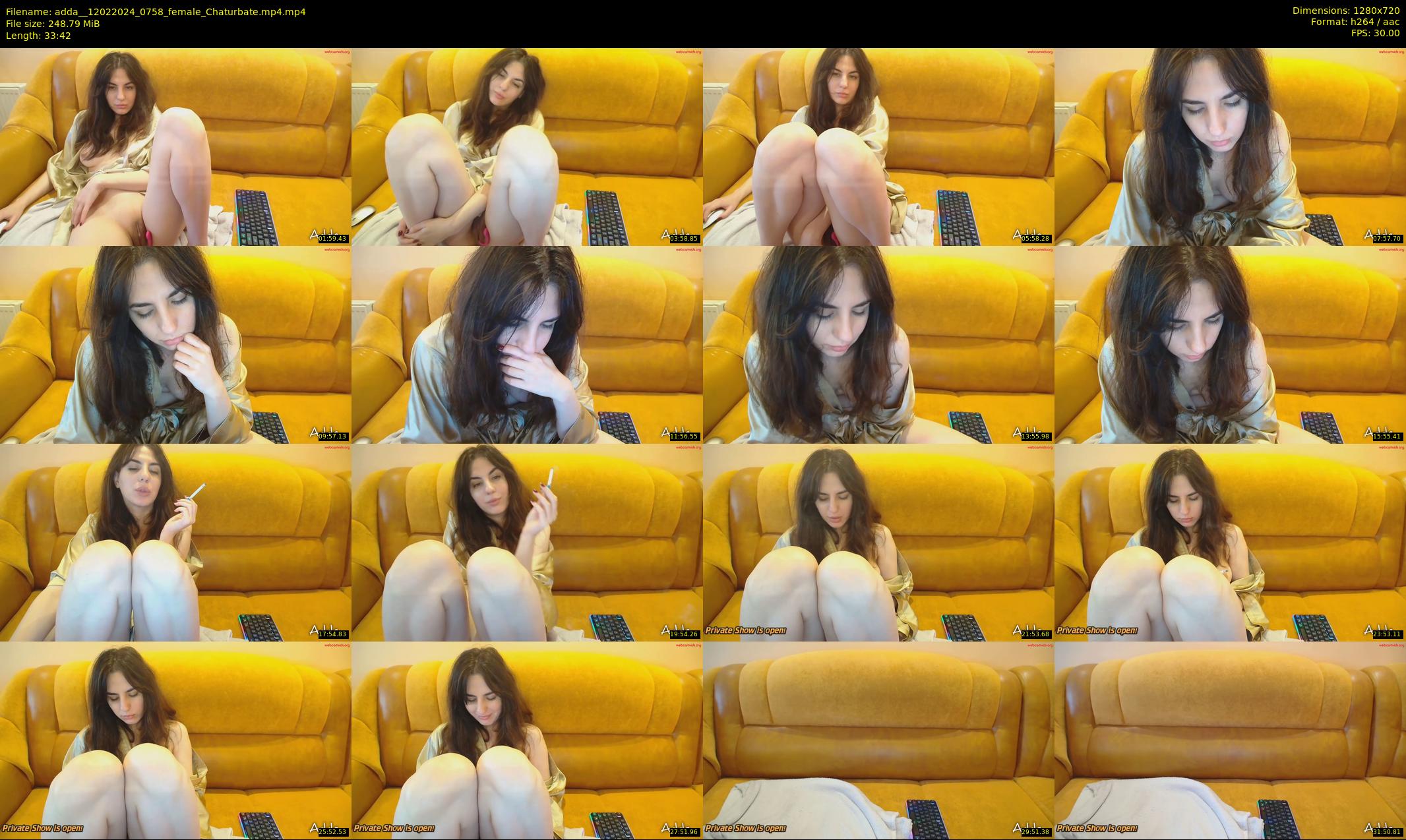adda_ — 34 minute Chaturbate female cam show recording, 720p, Feb 12, 2024