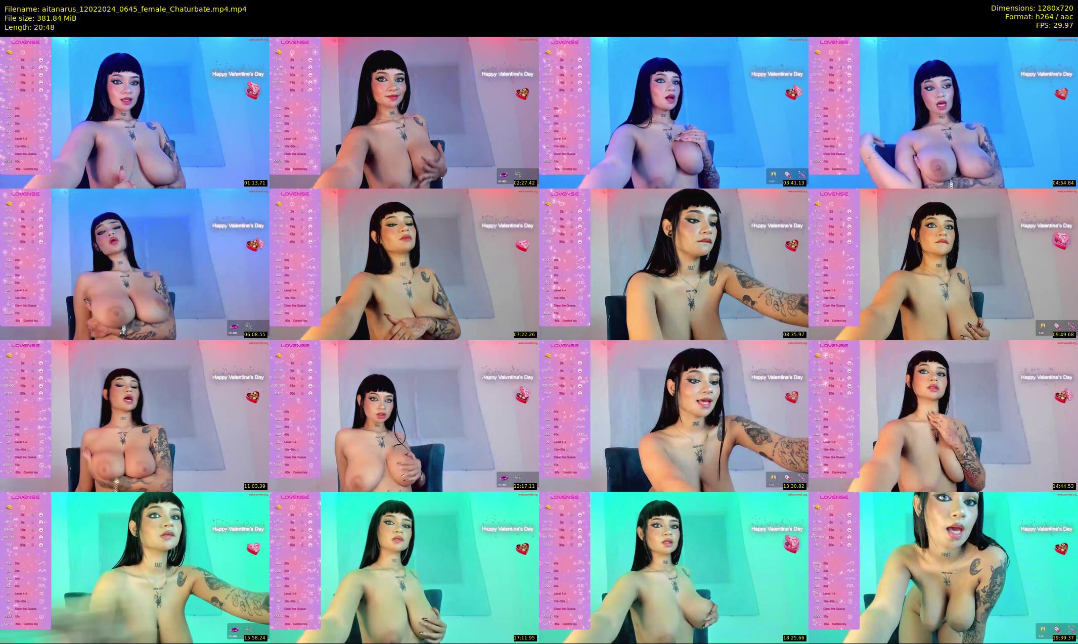 aitanarus — 21 minute Chaturbate female cam show recording, 720p, Feb 12, 2024