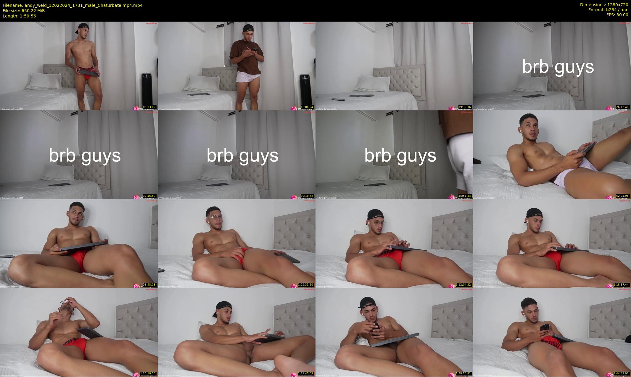 andy_weld — 111 minute Chaturbate male cam show recording, 720p, Feb 12, 2024