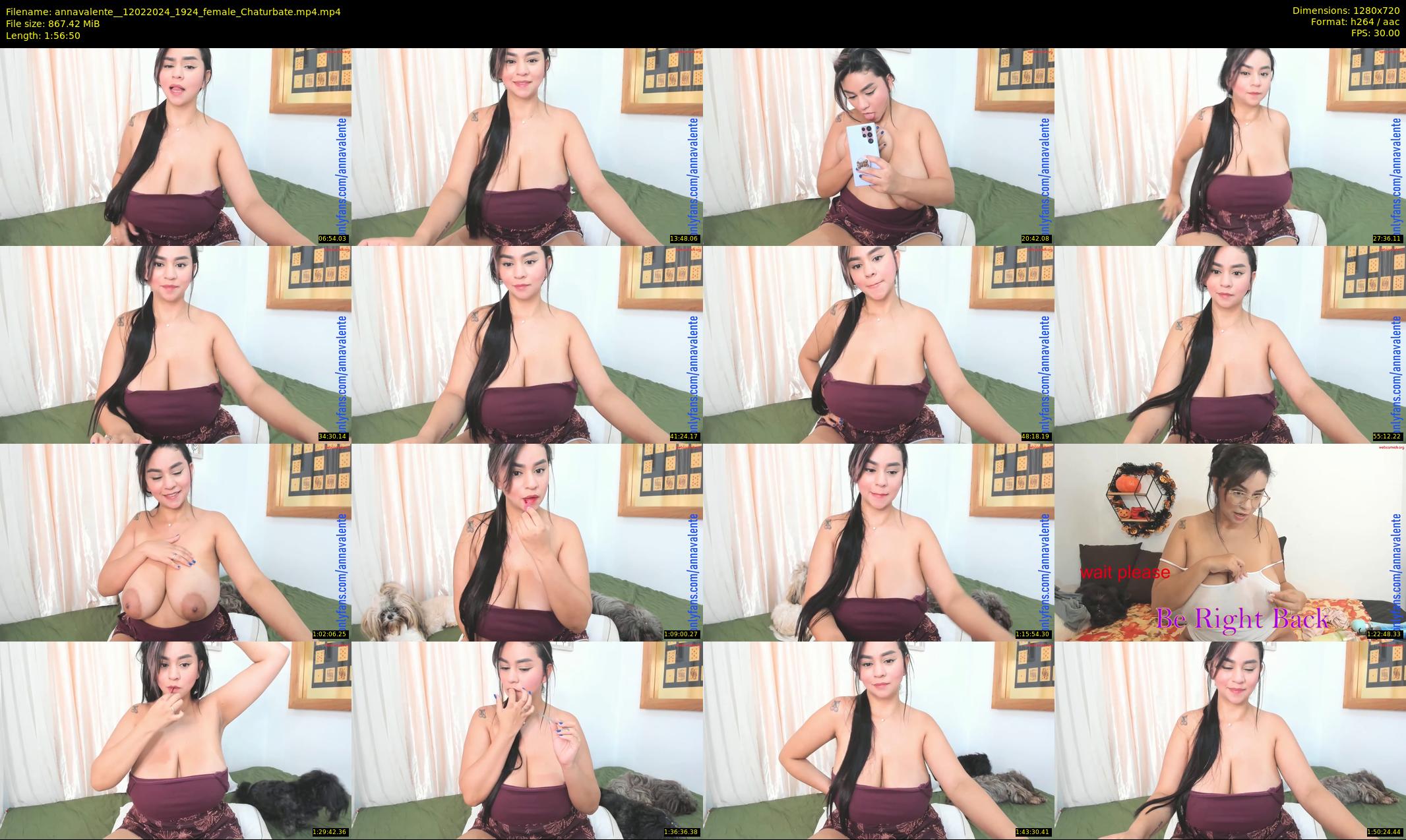 annavalente_ — 117 minute Chaturbate female cam show recording, 720p, Feb 12, 2024