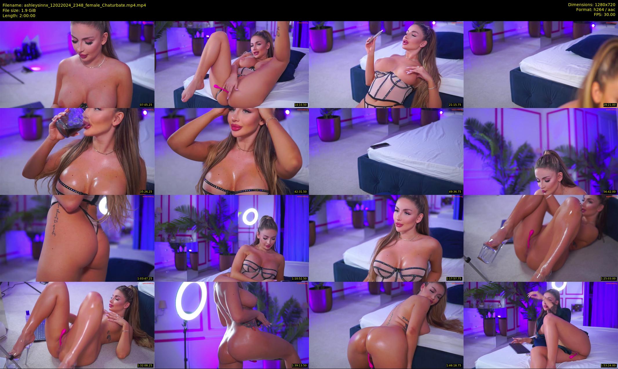 ashleysinnx — 120 minute Chaturbate female cam show recording, 720p, Feb 12, 2024