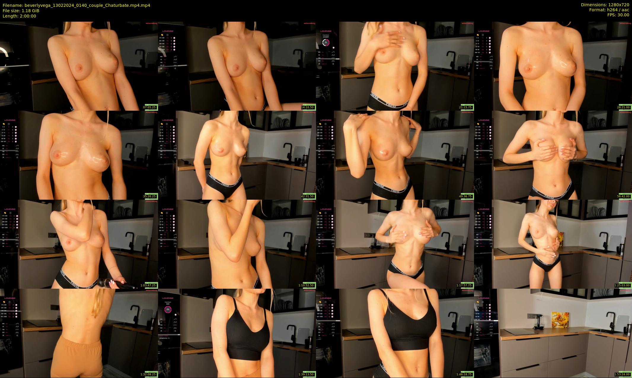 beverlyvega — 120 minute Chaturbate couple cam show recording, 720p, Feb 13, 2024