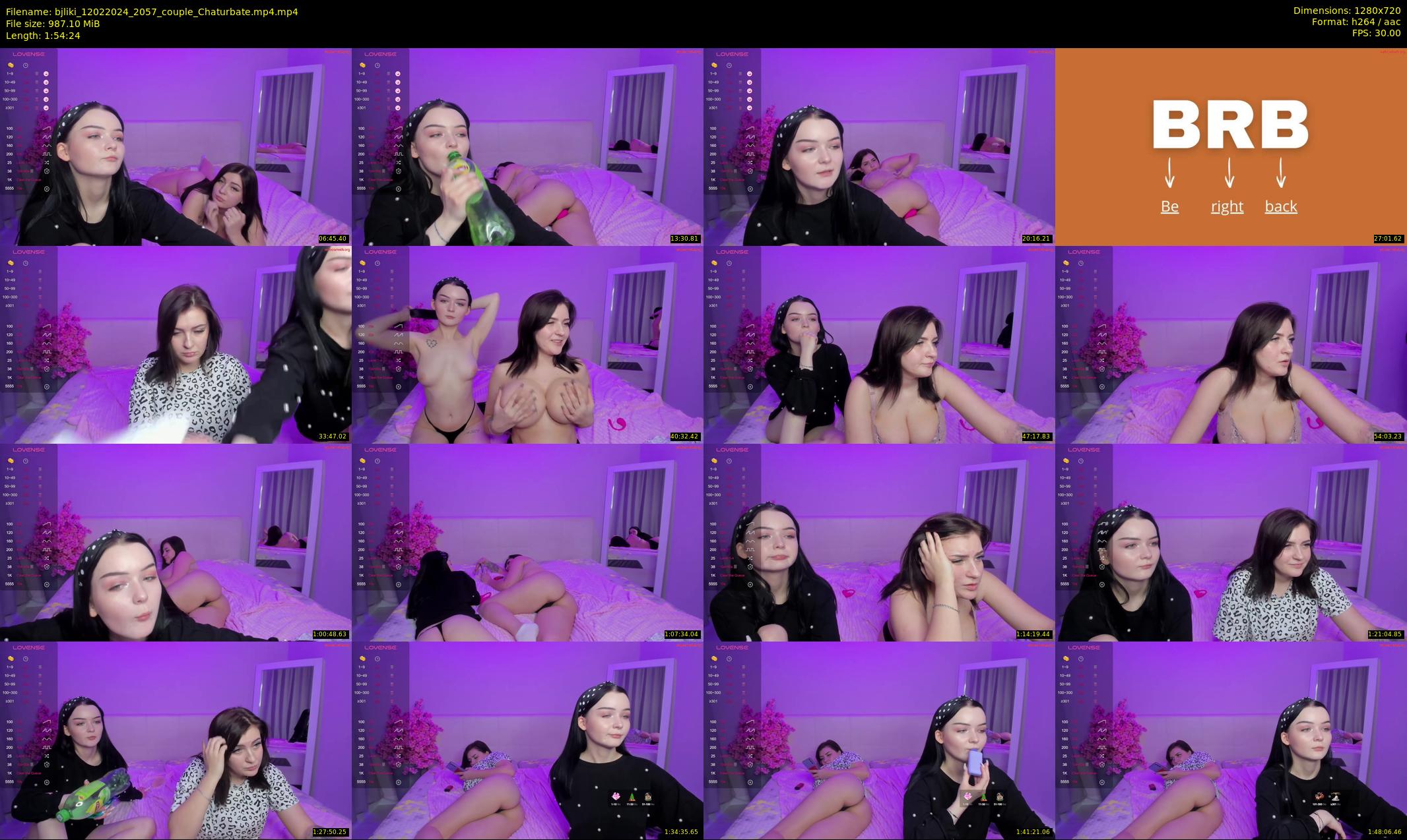 bjliki — 115 minute Chaturbate couple cam show recording, 720p, Feb 12, 2024